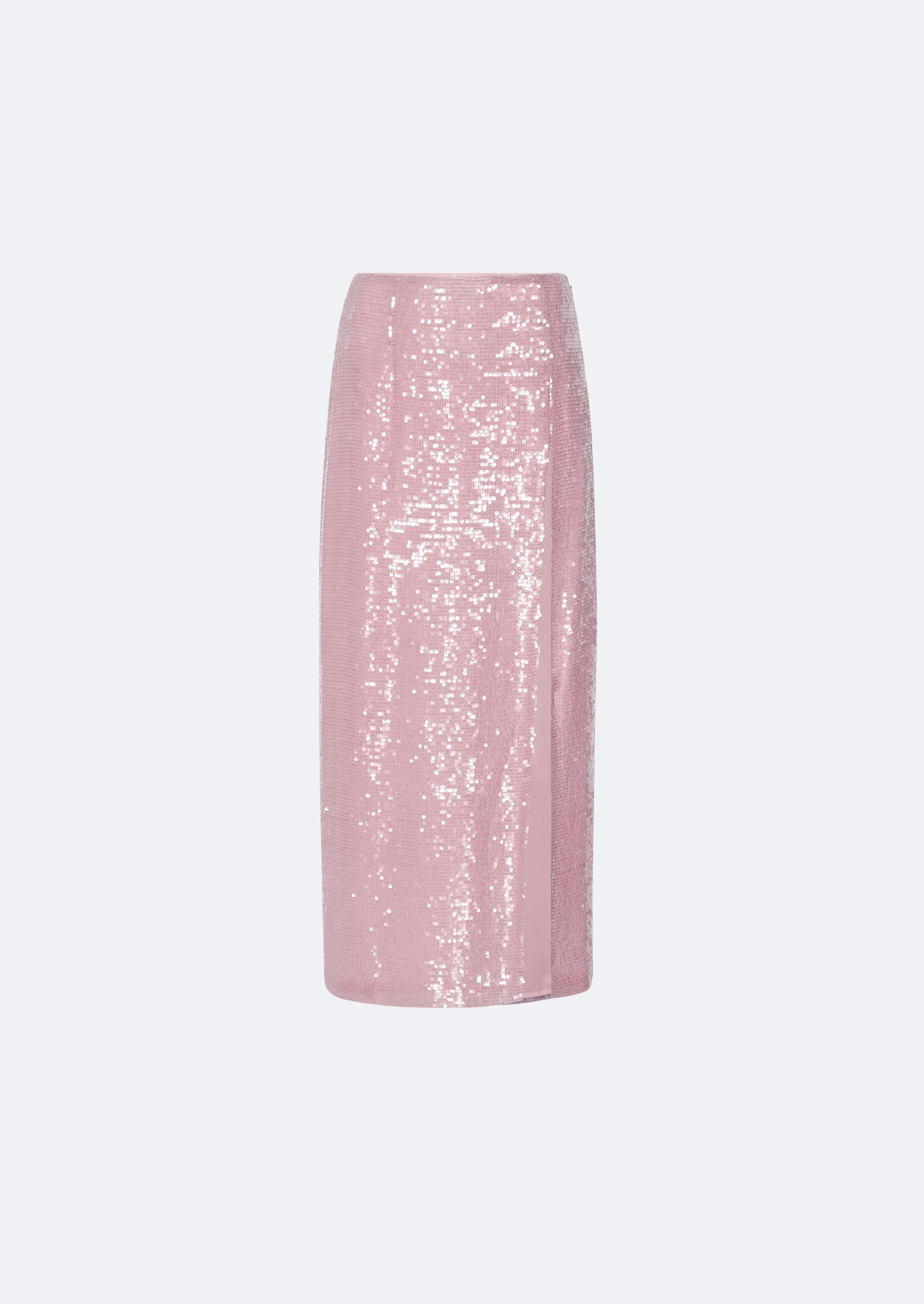 Sequin Skirt With Slit - 2