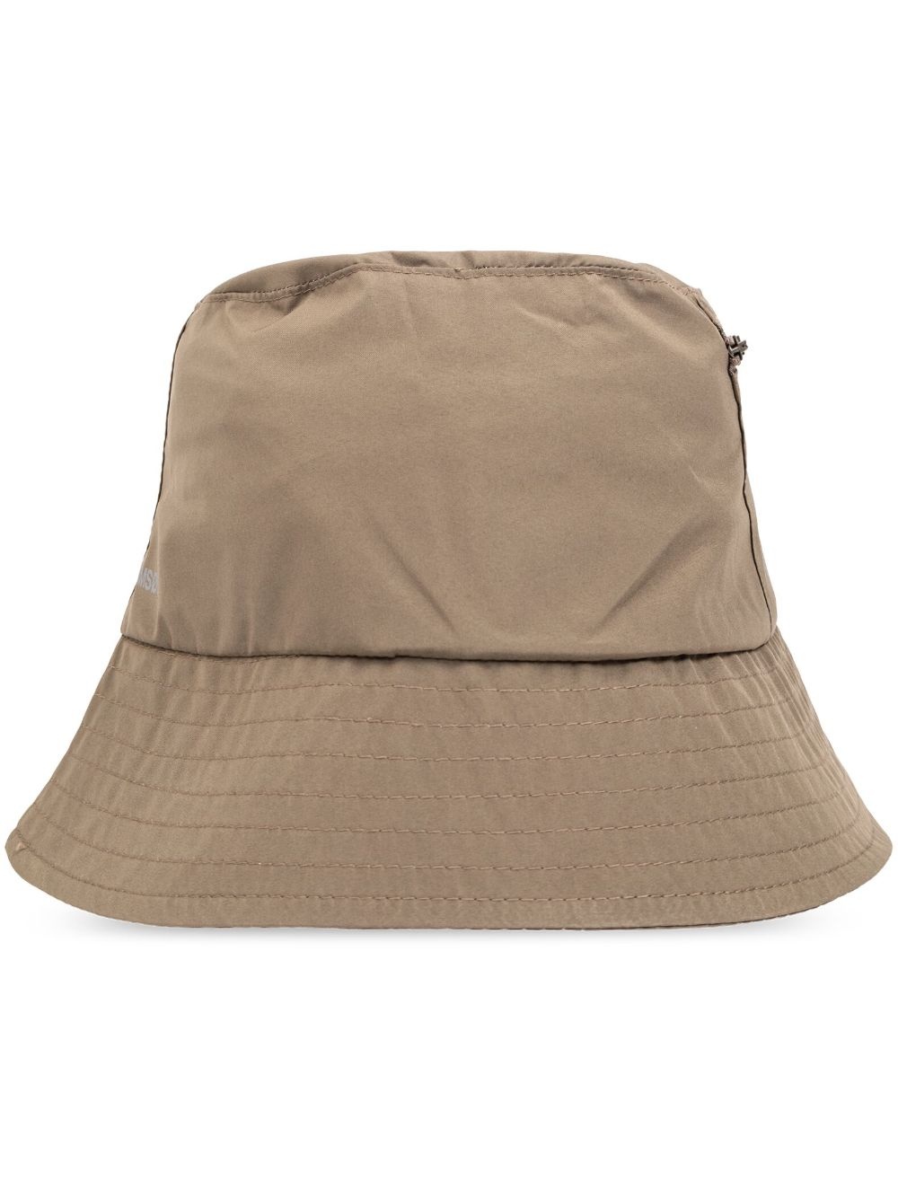 embossed-logo detail bucket hat - 1