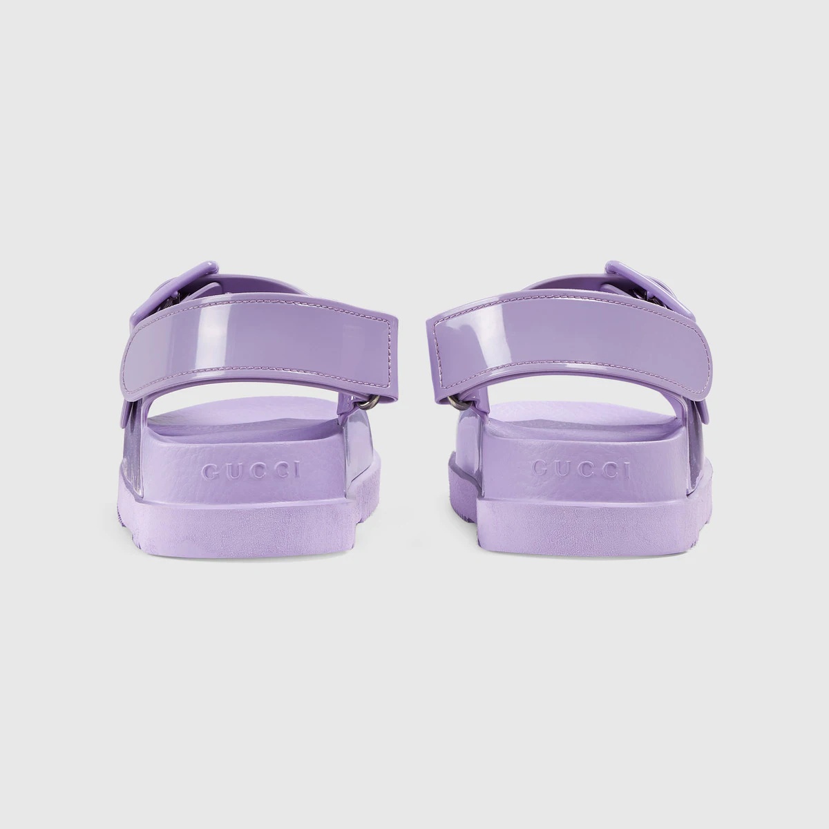 Women's sandal with mini Double G - 4