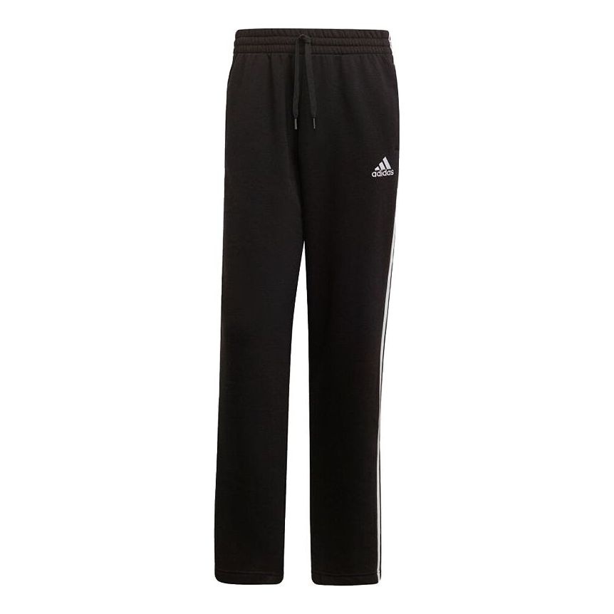 Men's adidas Classic Straight Casual Sports Knit Long Pants/Trousers Black GK9267 - 1