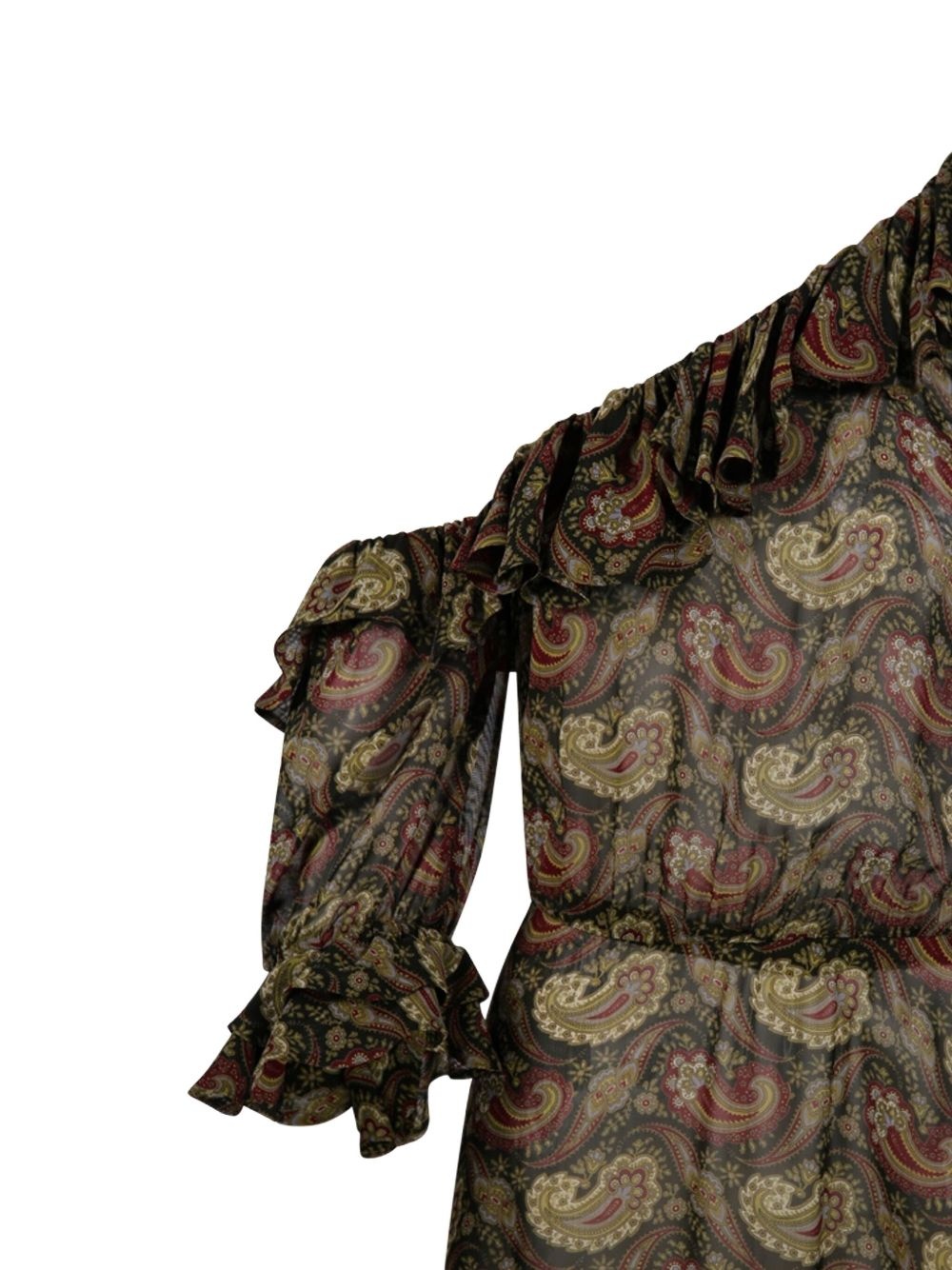 paisley-print mini dress - 4