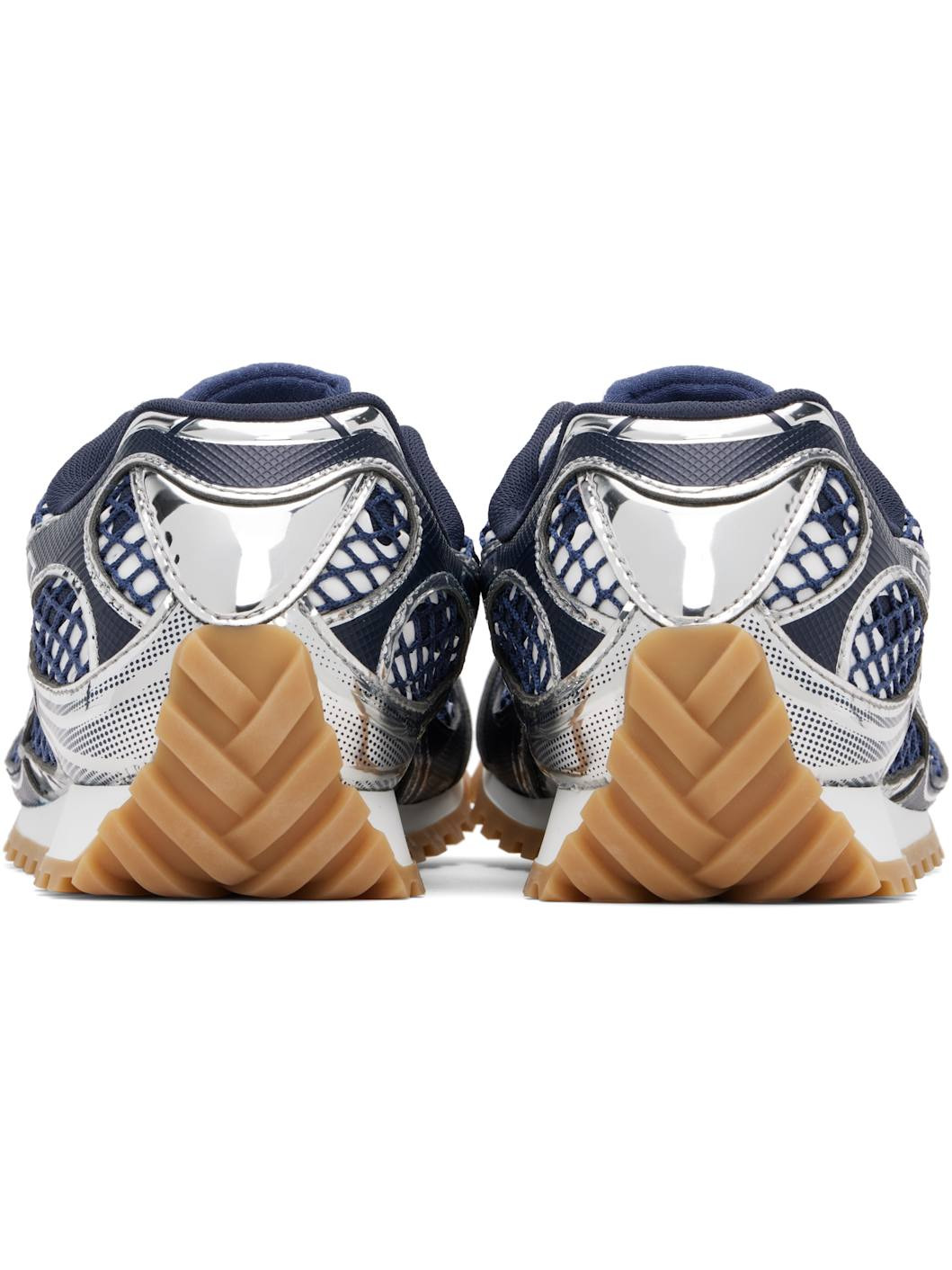 Navy & Silver Orbit Sneakers - 2