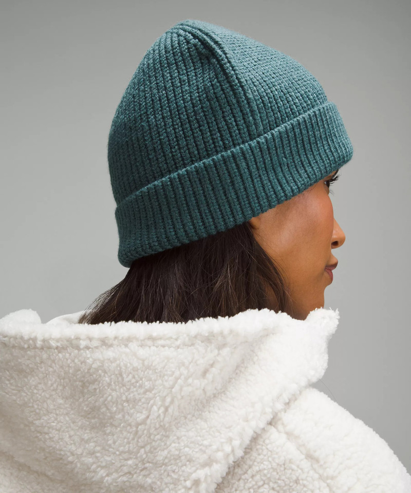 Close-Fit Wool-Blend Ribbed Knit Beanie 6
