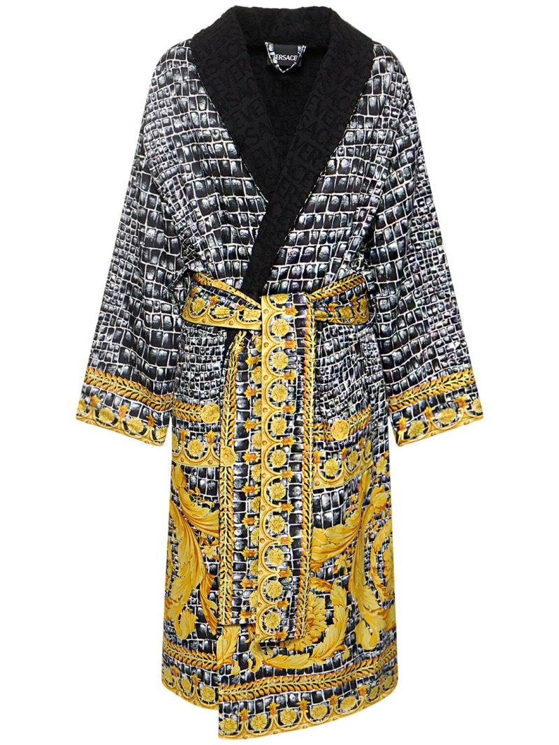 Heritage printed bathrobe - 1