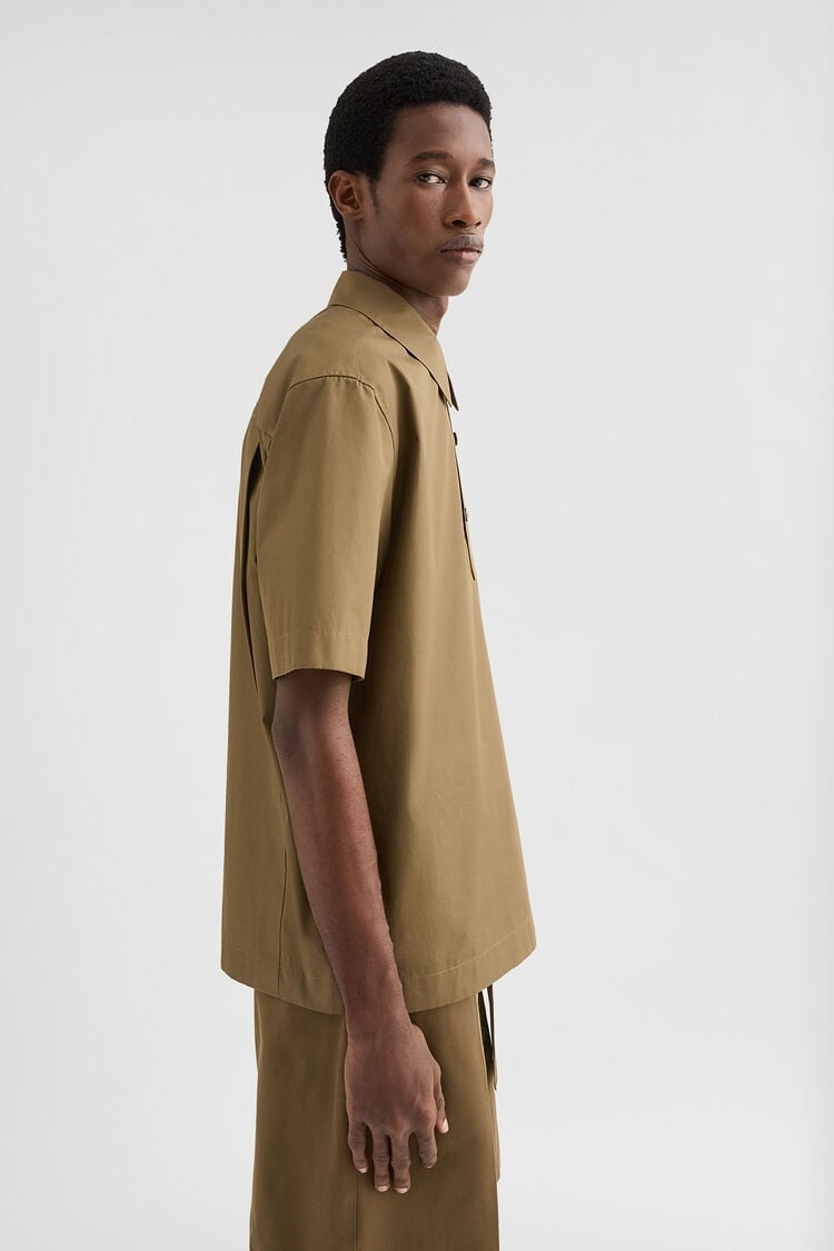 Cotton Taffeta Polo Shirt - 2