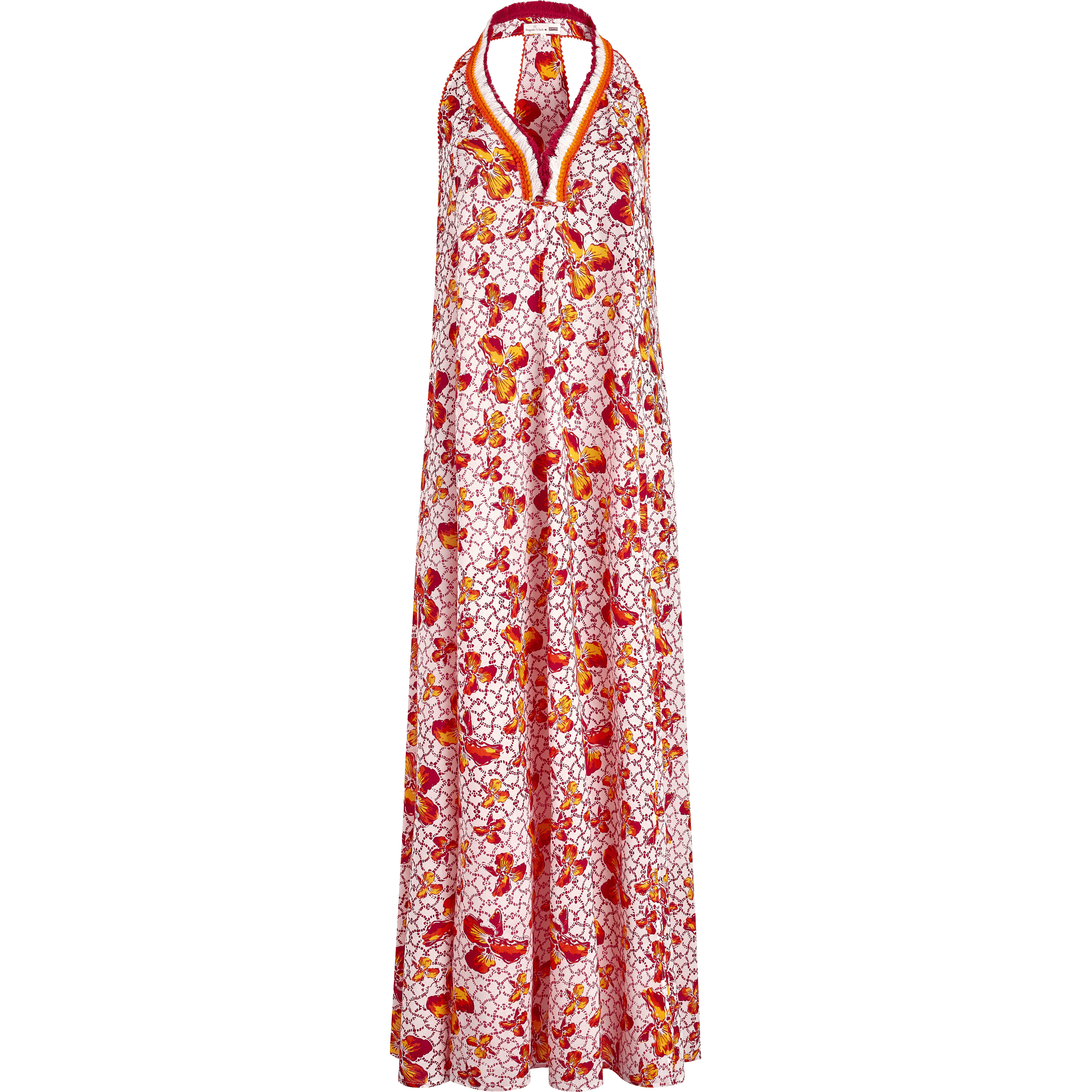 Women Long Dress Iris Lace- Vilebrequin x Poupette St Barth - 1