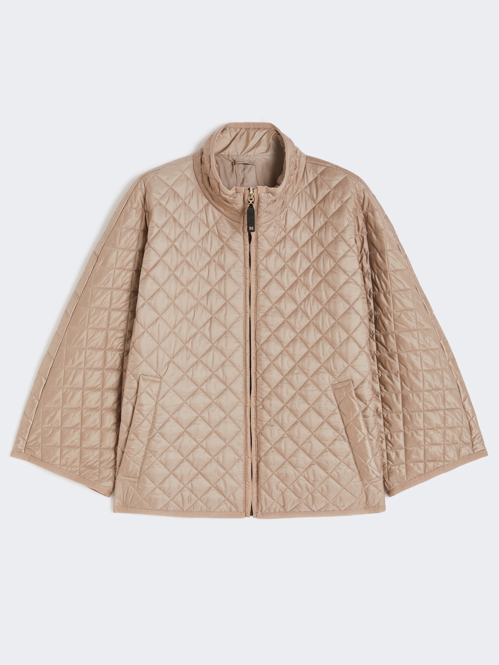 DELFINA Reversible padded cape in water-repellent canvas - 1