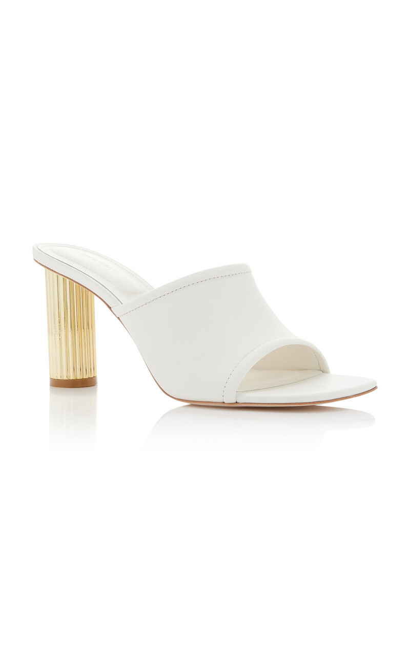Winston Leather Mules ivory 4