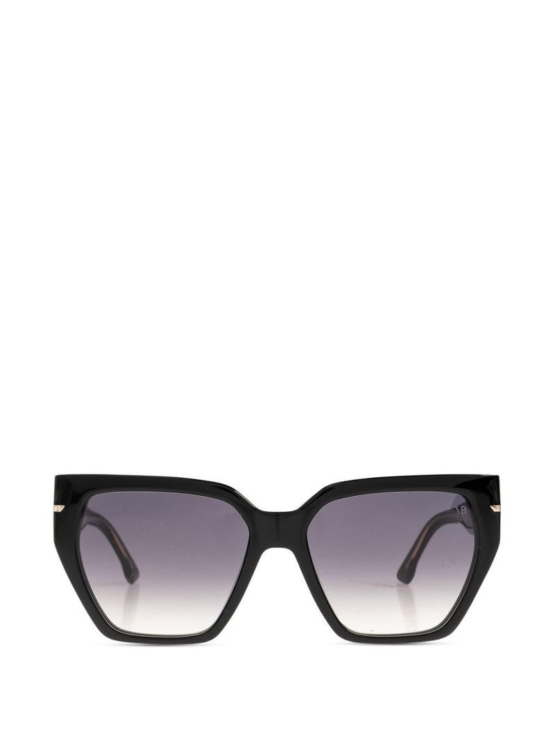 geometric-frame sunglasses 1