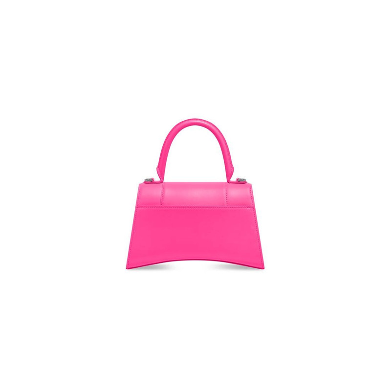 Women's Hourglass Small Handbag In Box in Fluo Pink 4
