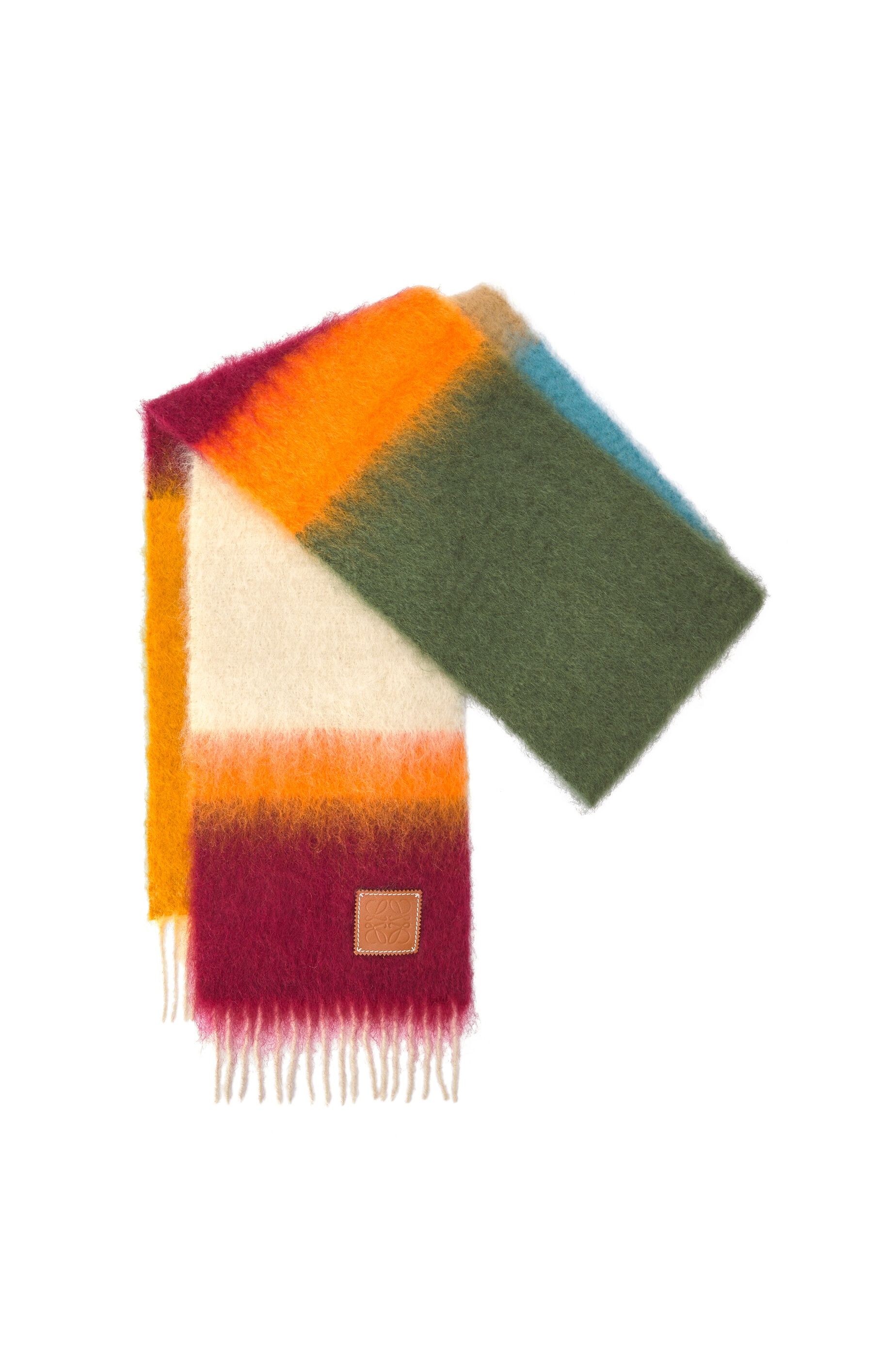 Stripes scarf in mohair - 2