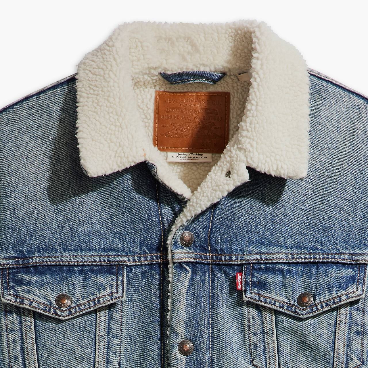 RELAXED FIT SHERPA TRUCKER JACKET - 6