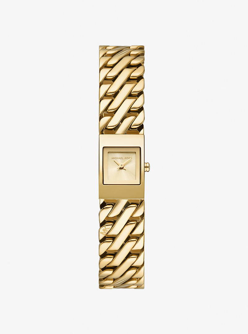 Mini Darrington Gold-Tone Chain-Link Watch 1