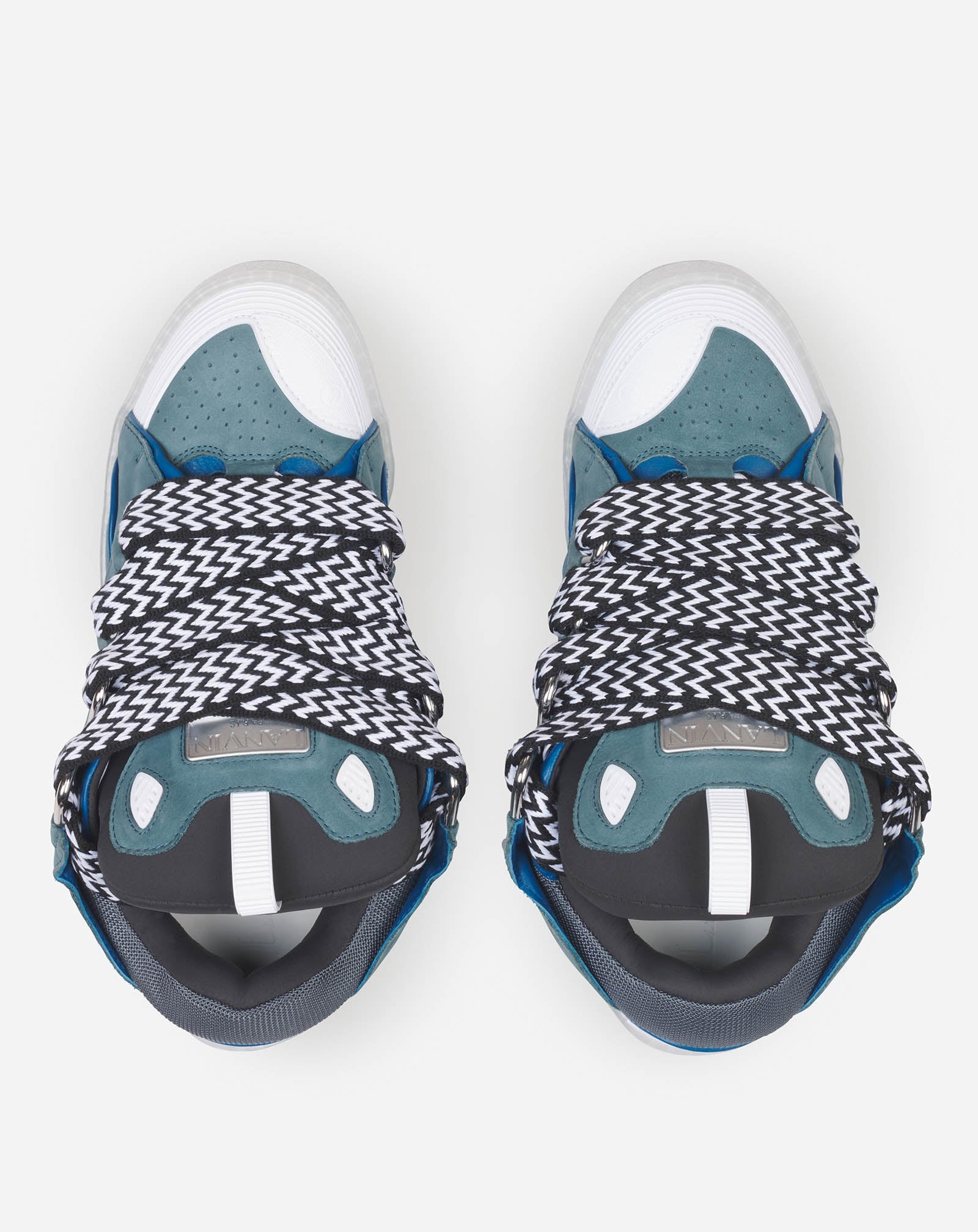 LEATHER CURB SNEAKERS - 4
