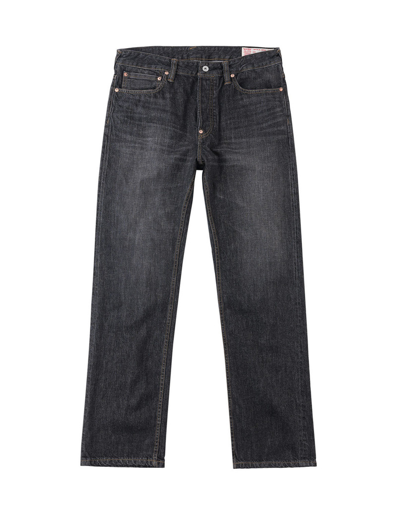EVISU Black Washed Seagull Print Regular Fit Jeans #2020 outlook