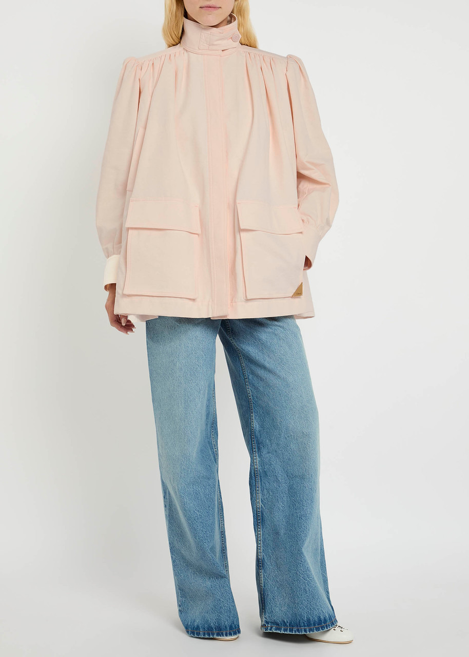 Chloe Pleated Canvas Jacket - 4