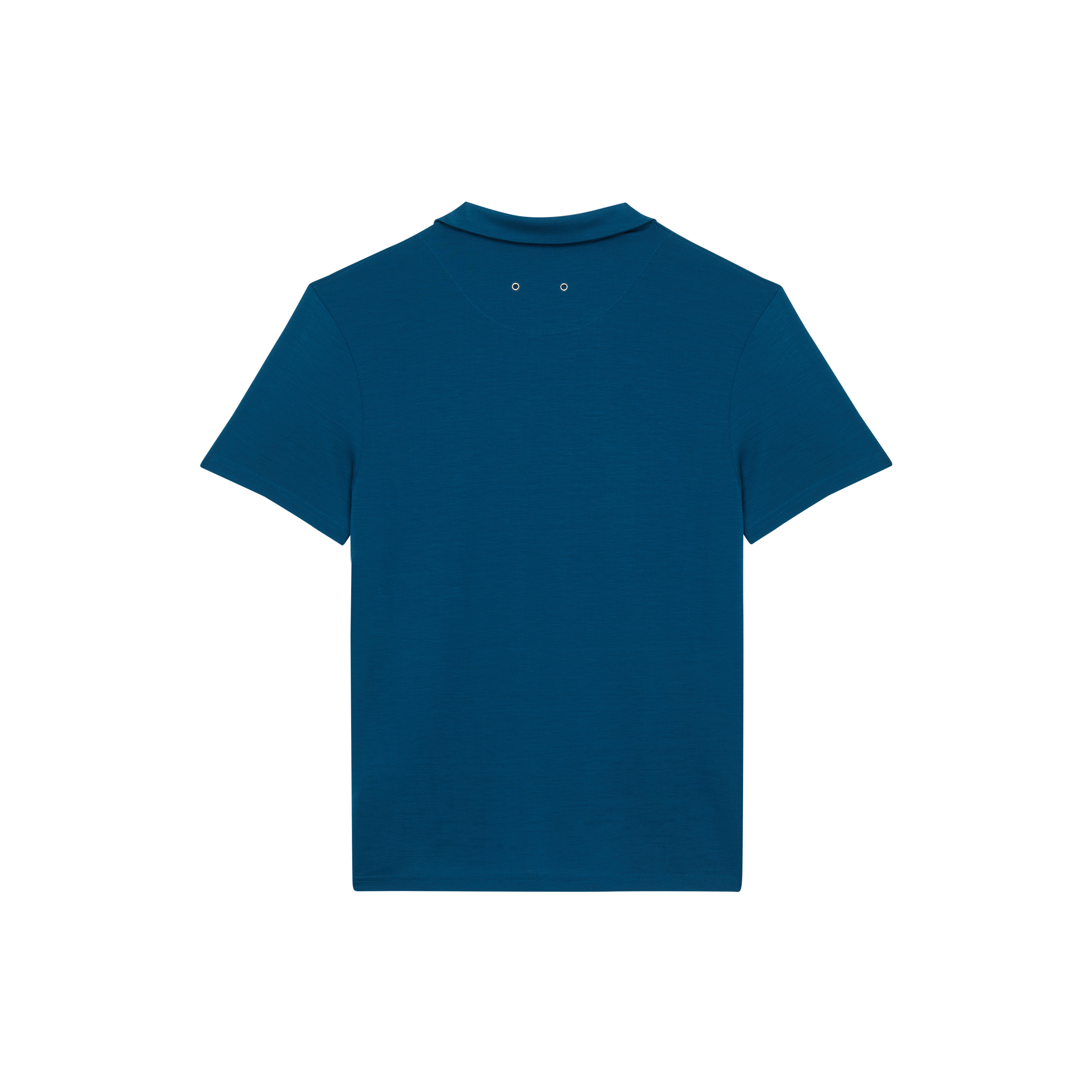 Men Tencel Polo Shirt Solid - 2