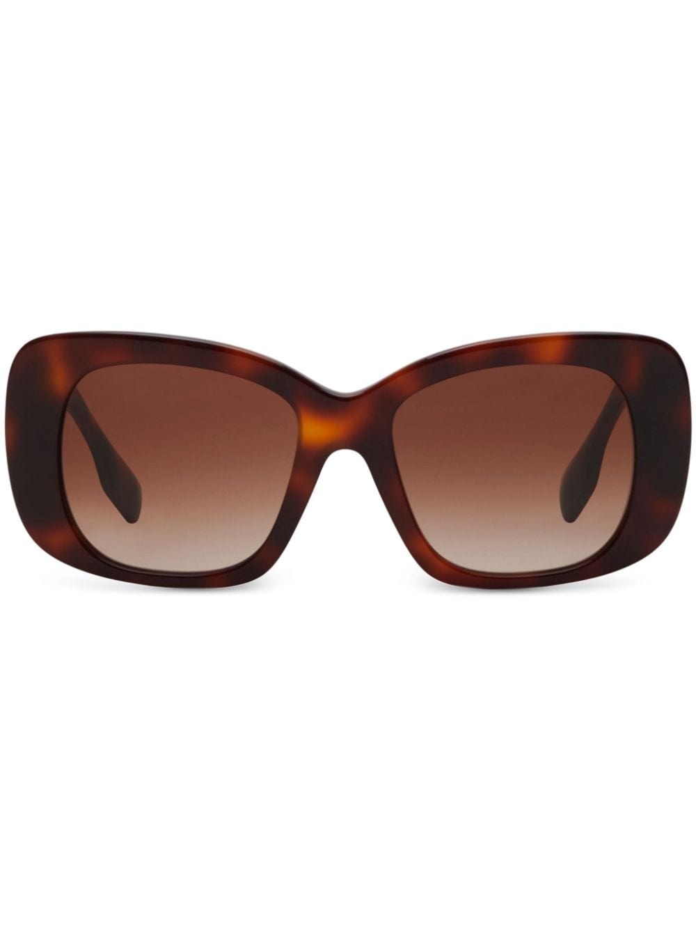 logo-embossed oversize-frame sunglasses - 1