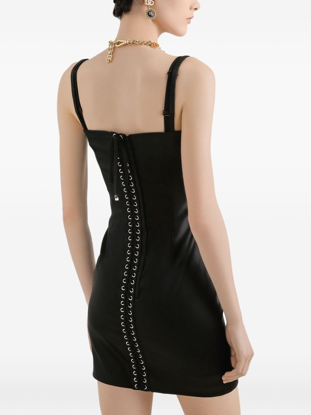 satin slip dress - 3