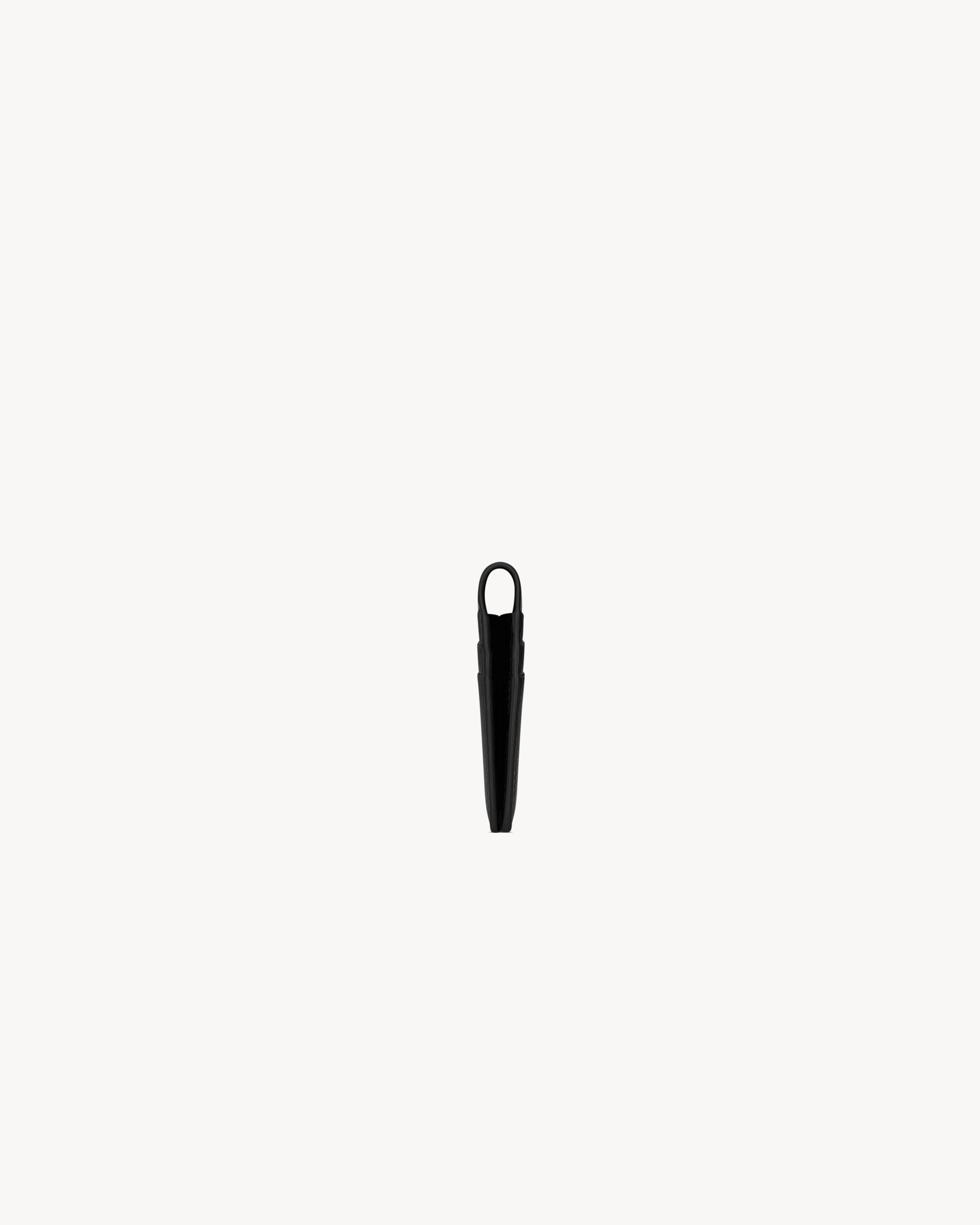 SAINT LAURENT PARIS REVERSIBLE CARD CASE IN SMOOTH LEATHER - 3