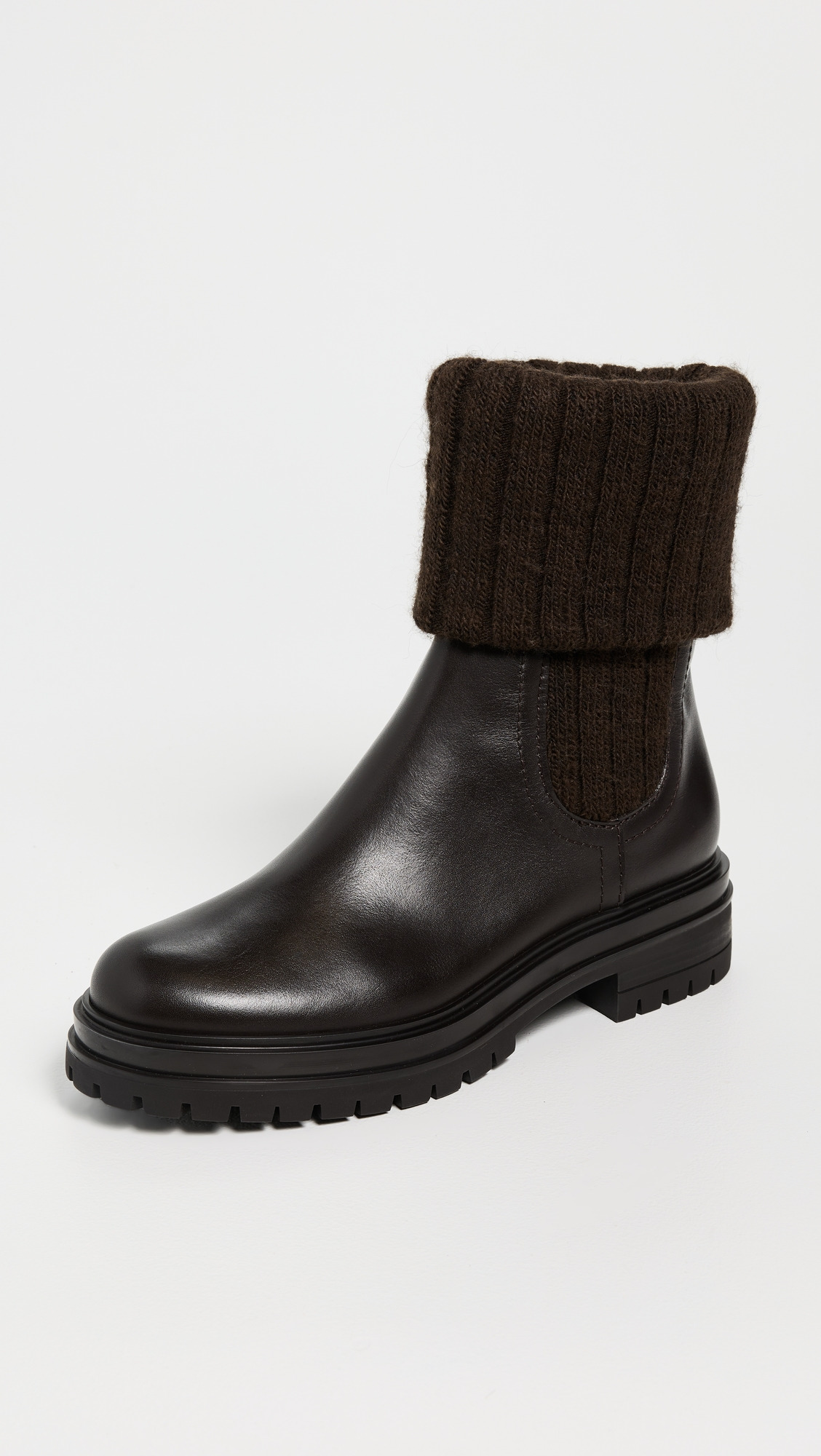 Tenney Calf Knit Chalet Boots - 1