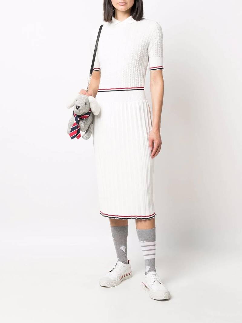 Thom Browne polo midi dress outlook