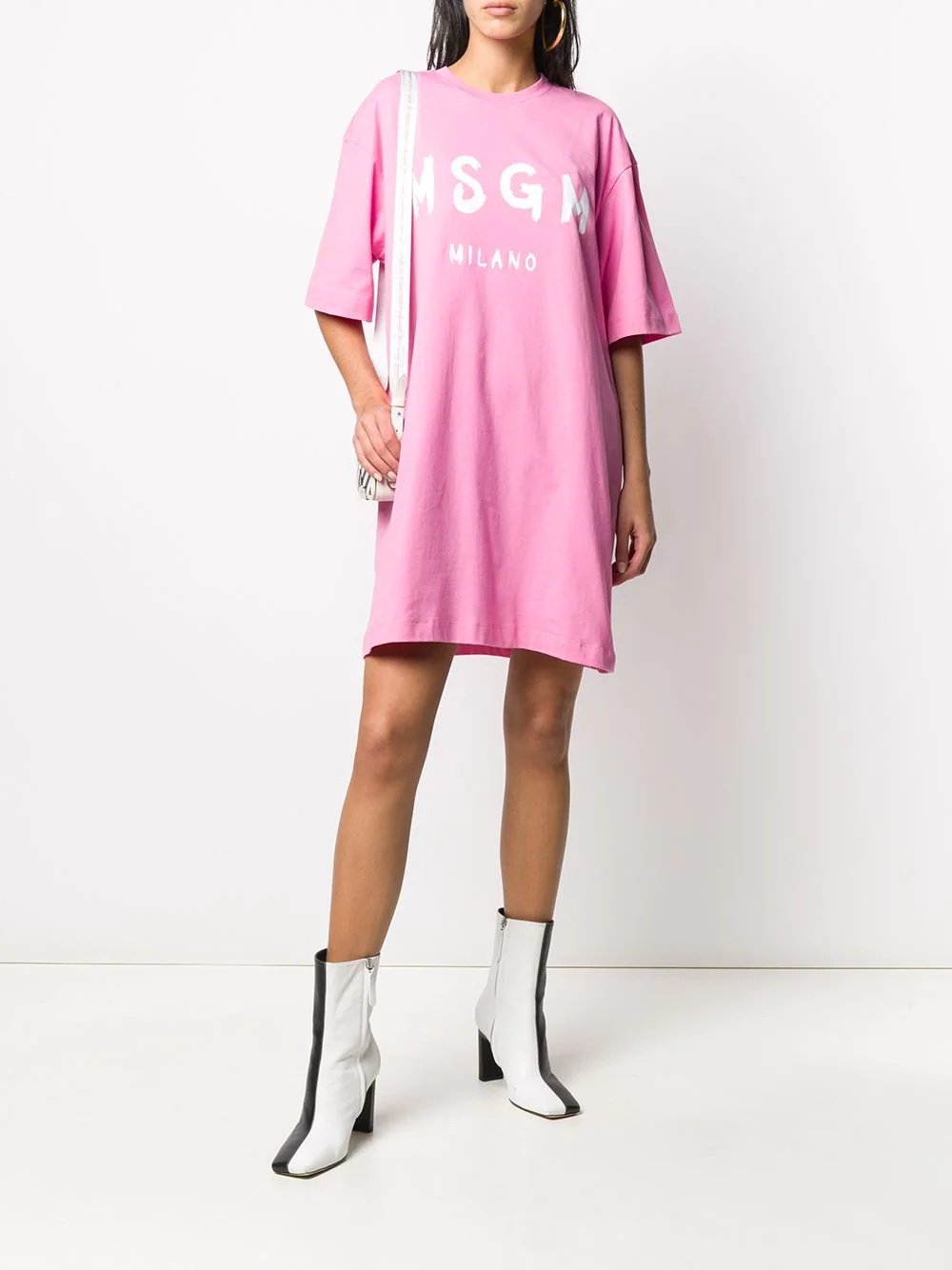 loose-fit logo T-shirt dress - 2