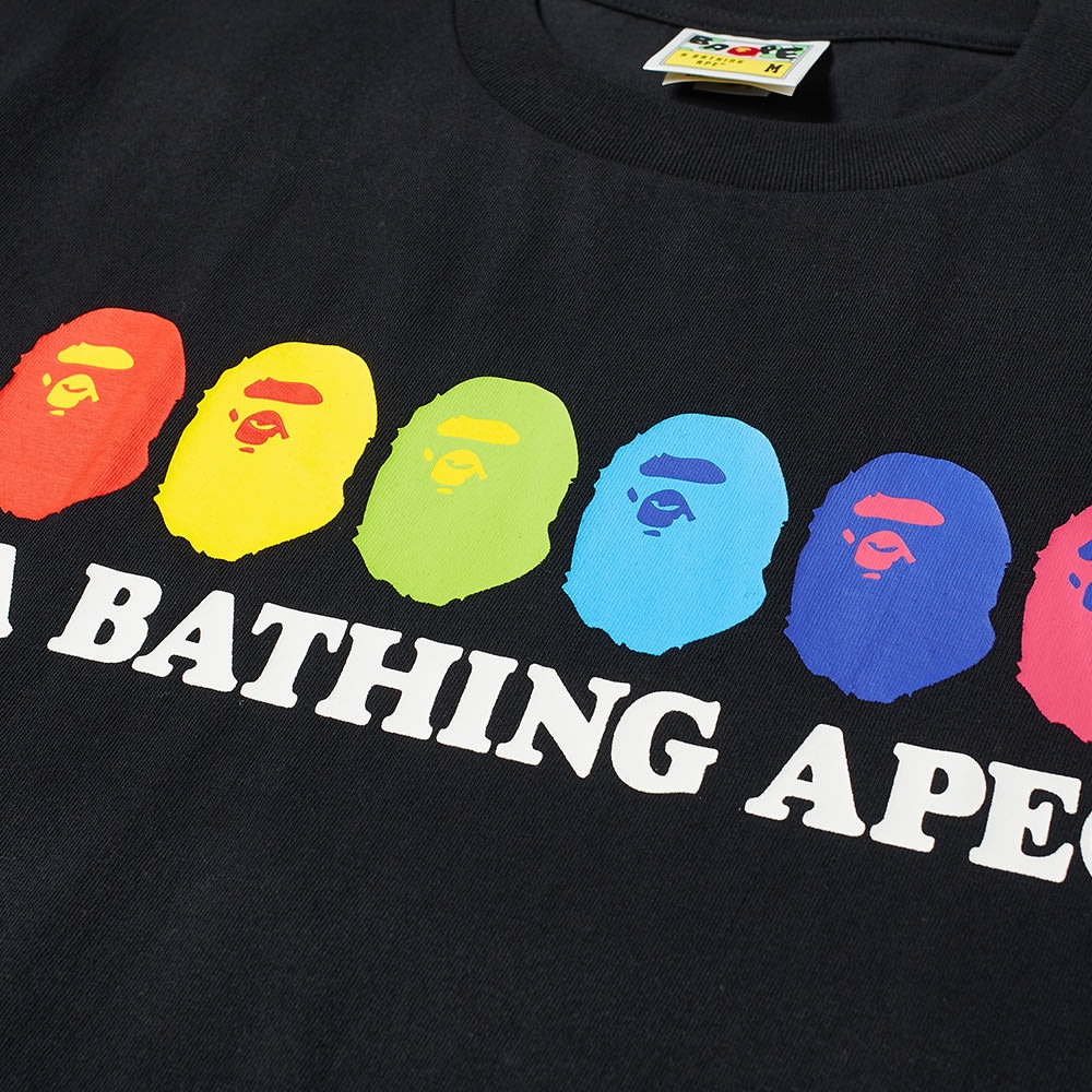 A Bathing Ape Colour Ape Heads Tee - 2