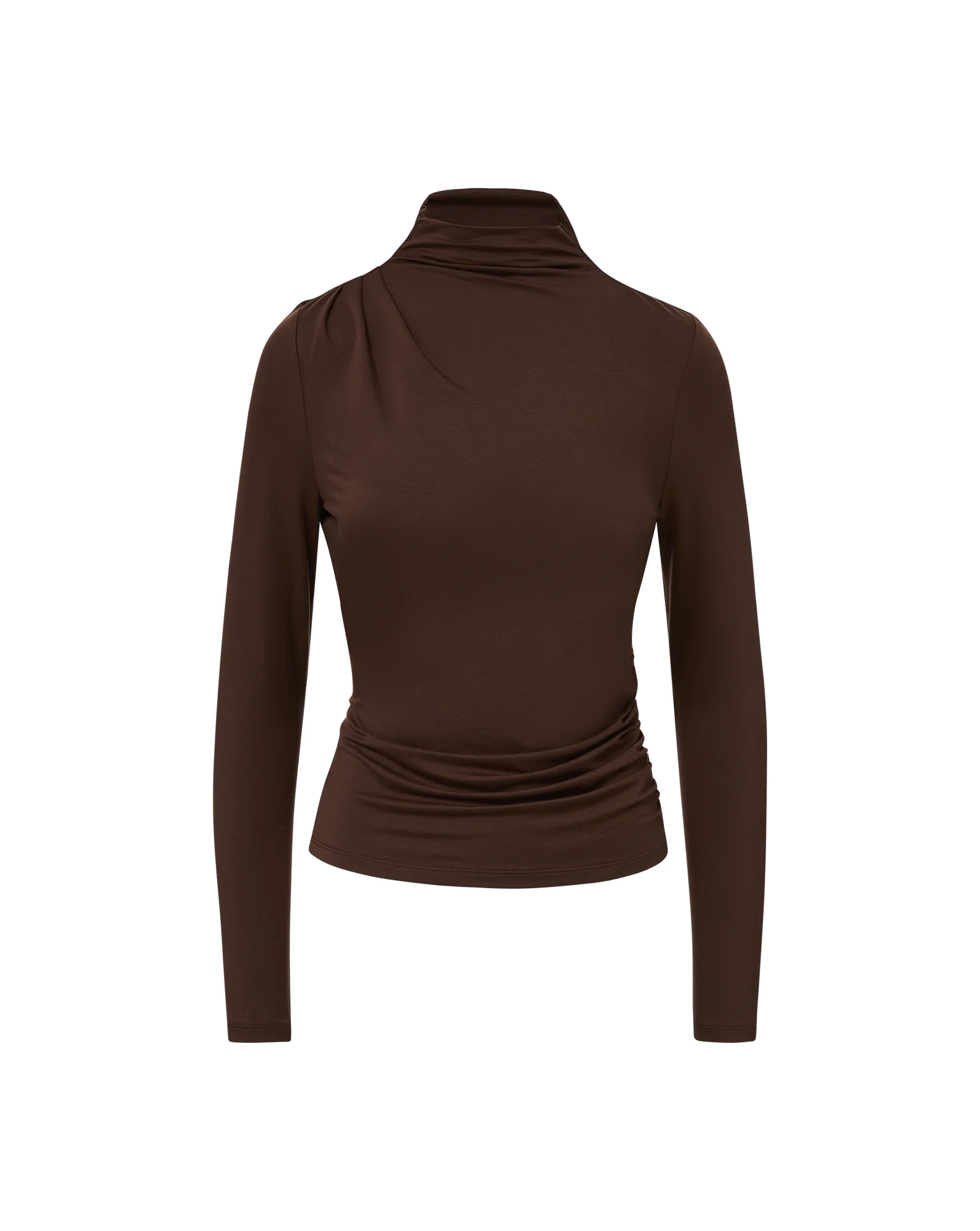 MYLIE MOCK-NECK TOP - 1