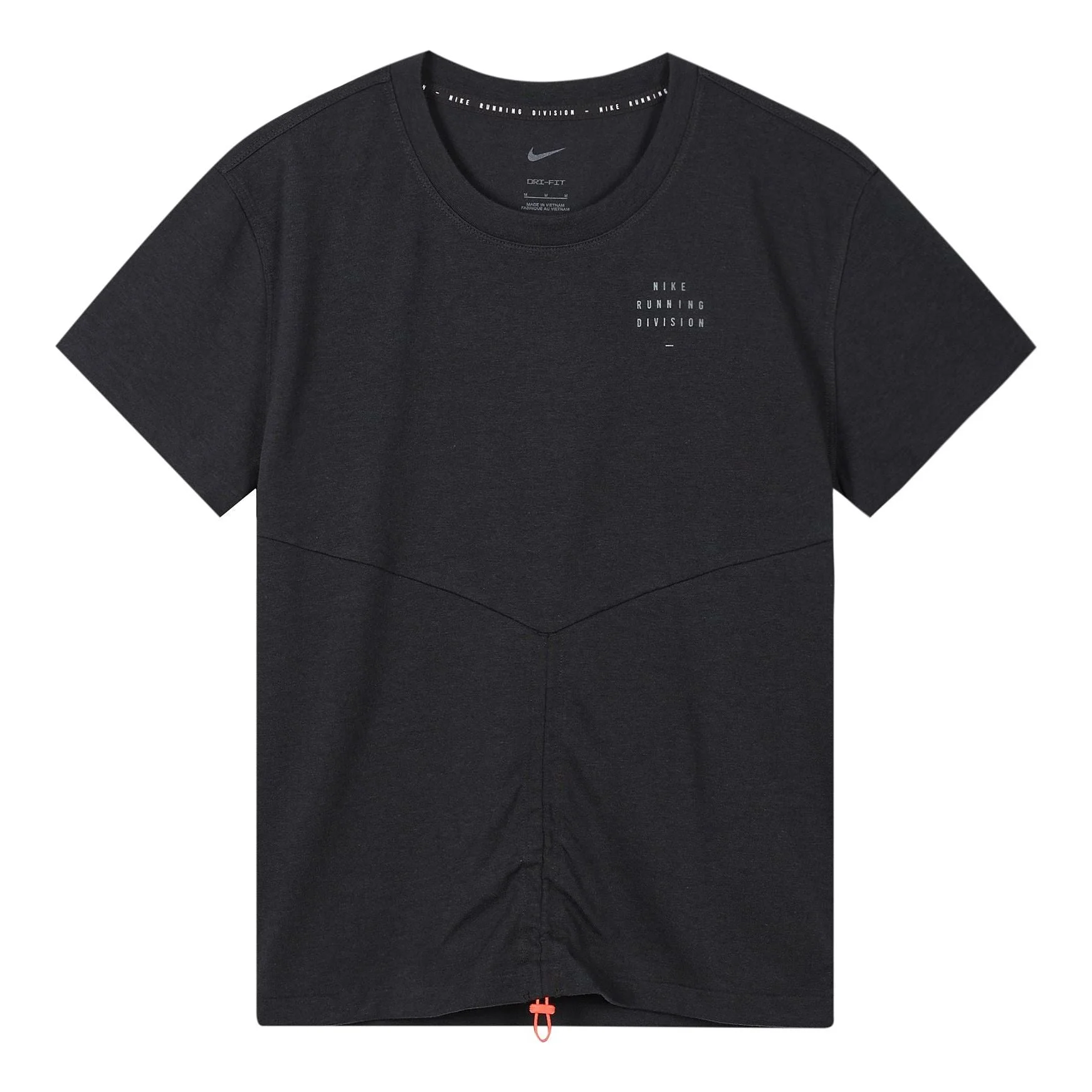 (WMNS) Nike Dri-FIT Run Division Back Printing Sports Running T-Shirt Black DD5316-010 - 1