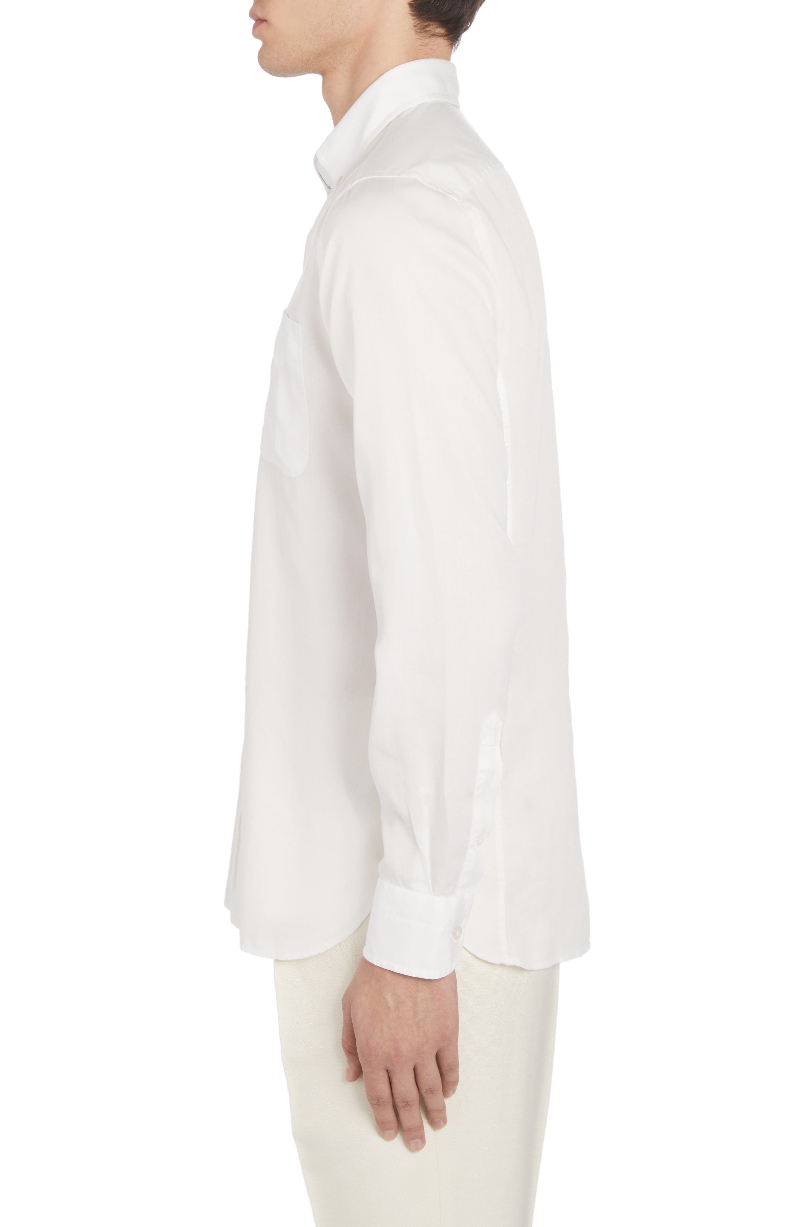 Slim Fit Lyocell Button-Down Shirt - 3