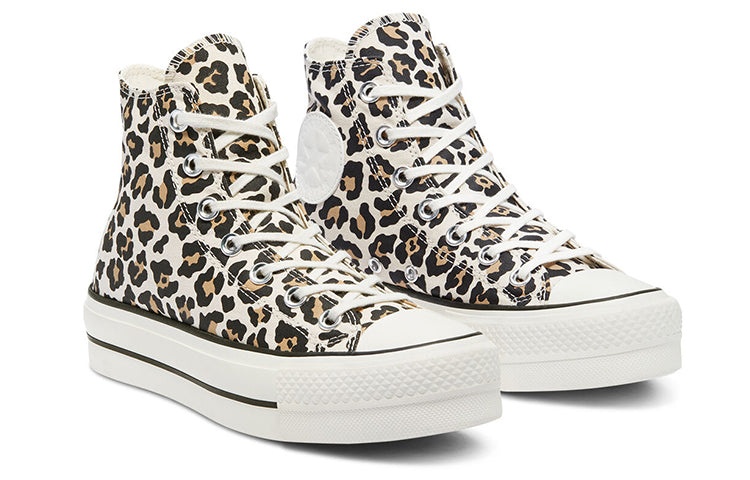 (WMNS) Converse Chuck Taylor All Star Lift High 'Leopard' 570915C - 3