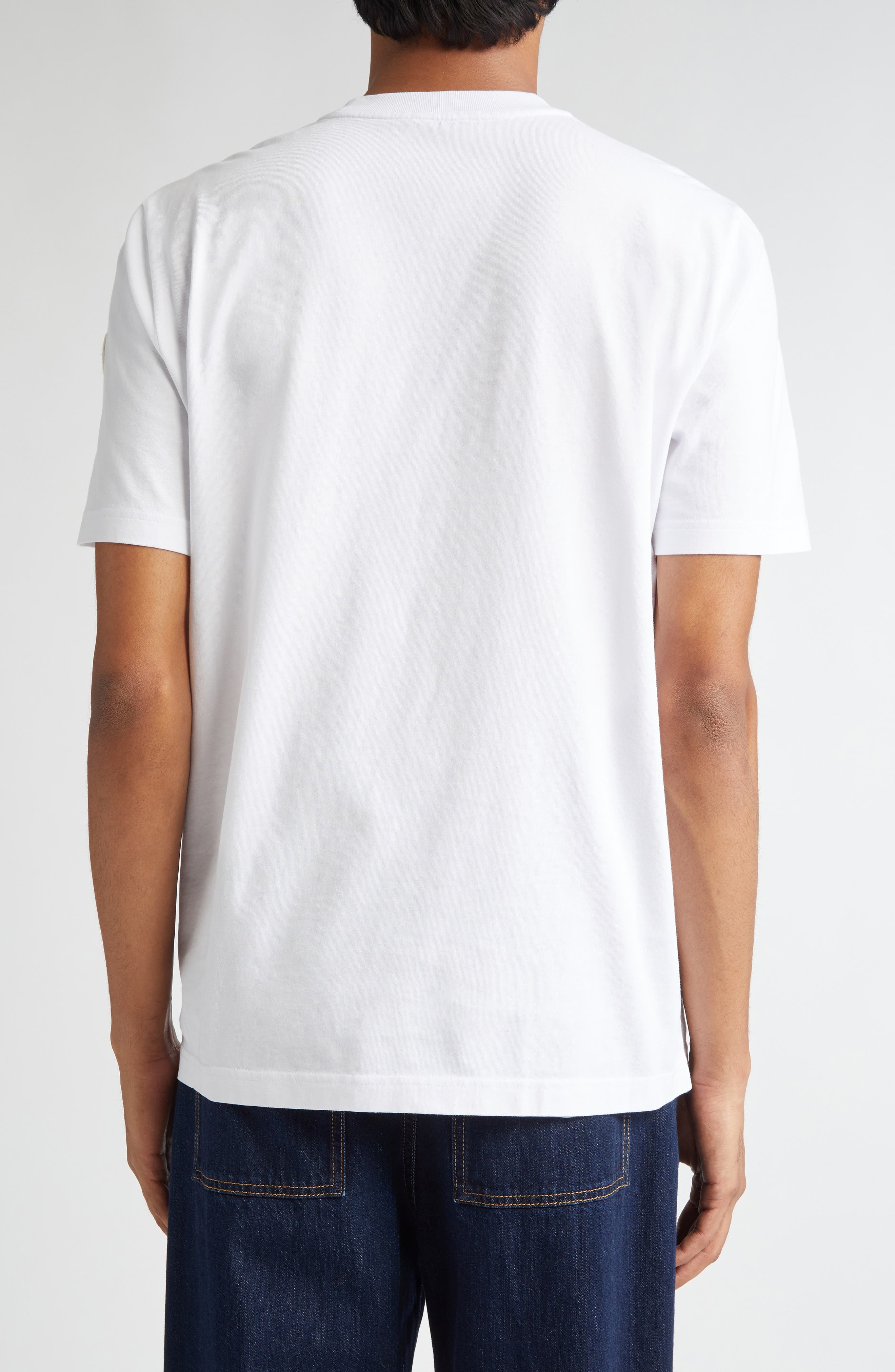 Moncler Logo Graphic T-Shirt in White at Nordstrom - 2