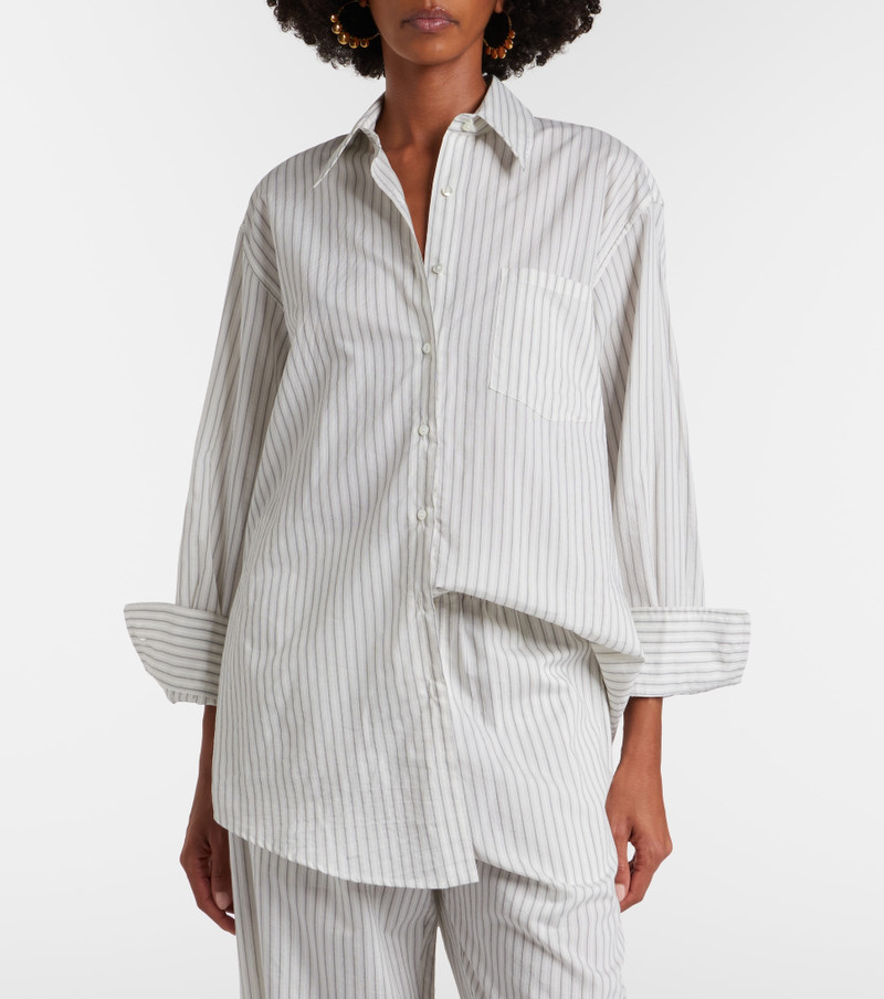 RÓHE Striped silk and cotton shirt outlook