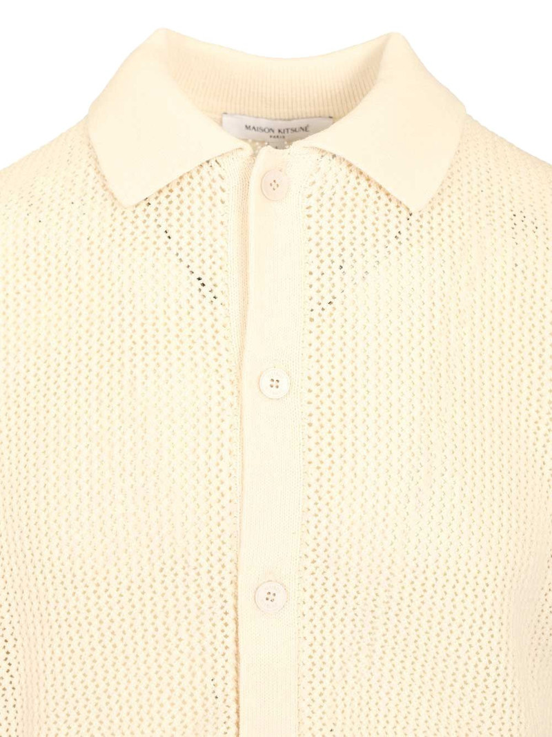 open-knit short-sleeve cardigan 4
