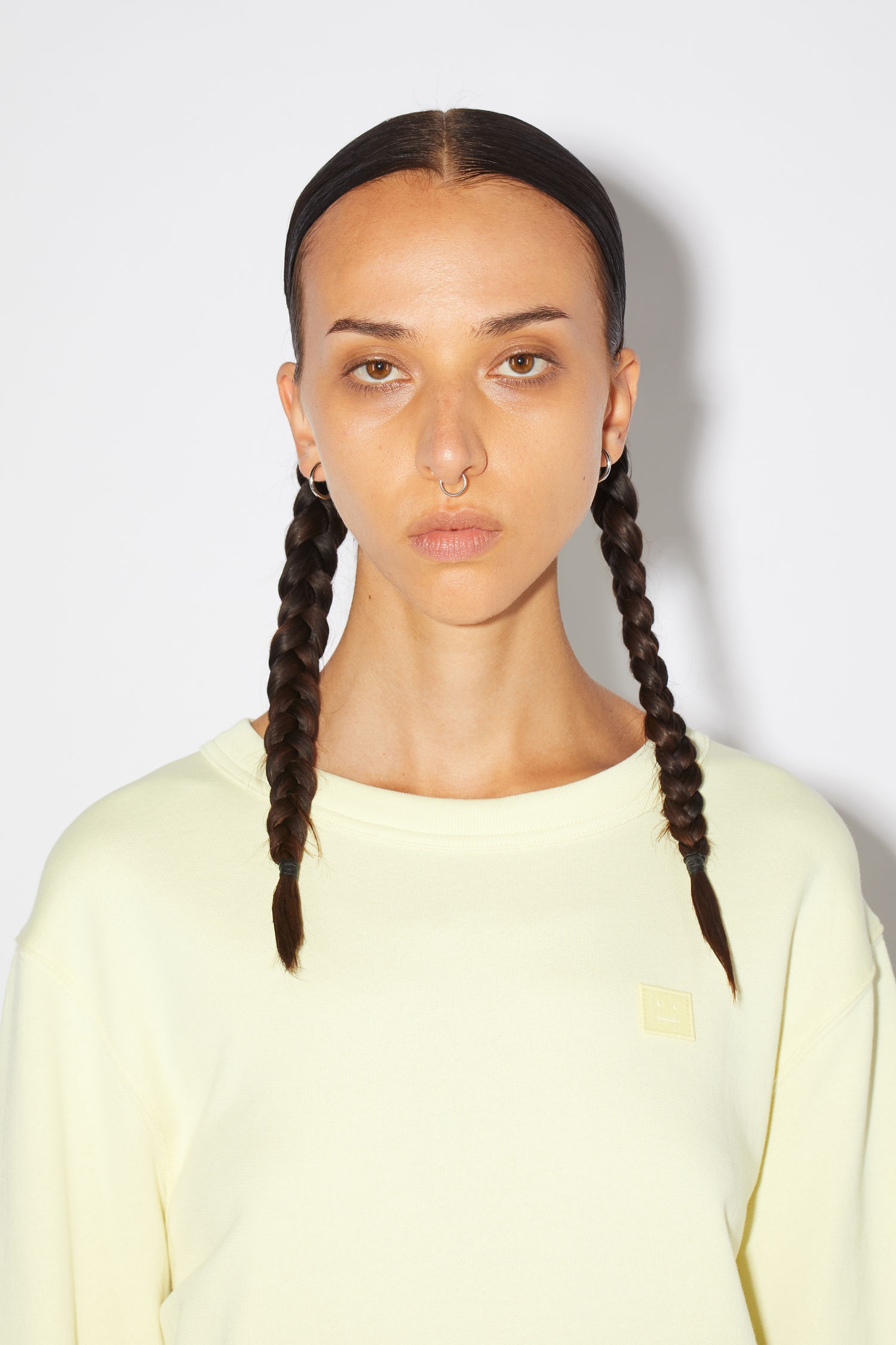 Crew neck sweatshirt - Vanilla yellow - 5
