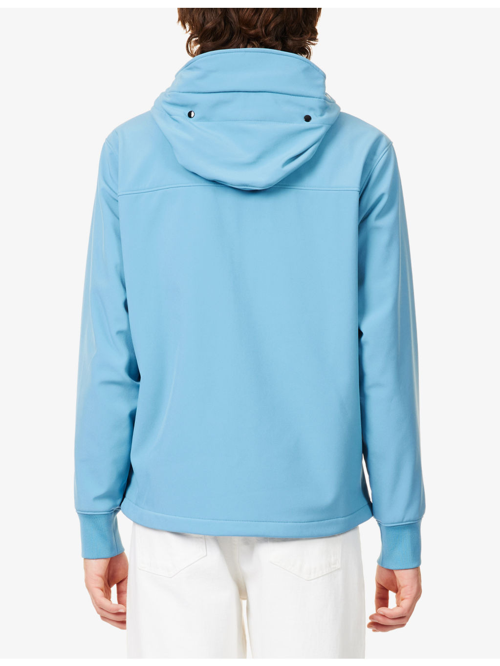 Goggle-Hood Long-Sleeve Stretch-Woven Jacket - 4