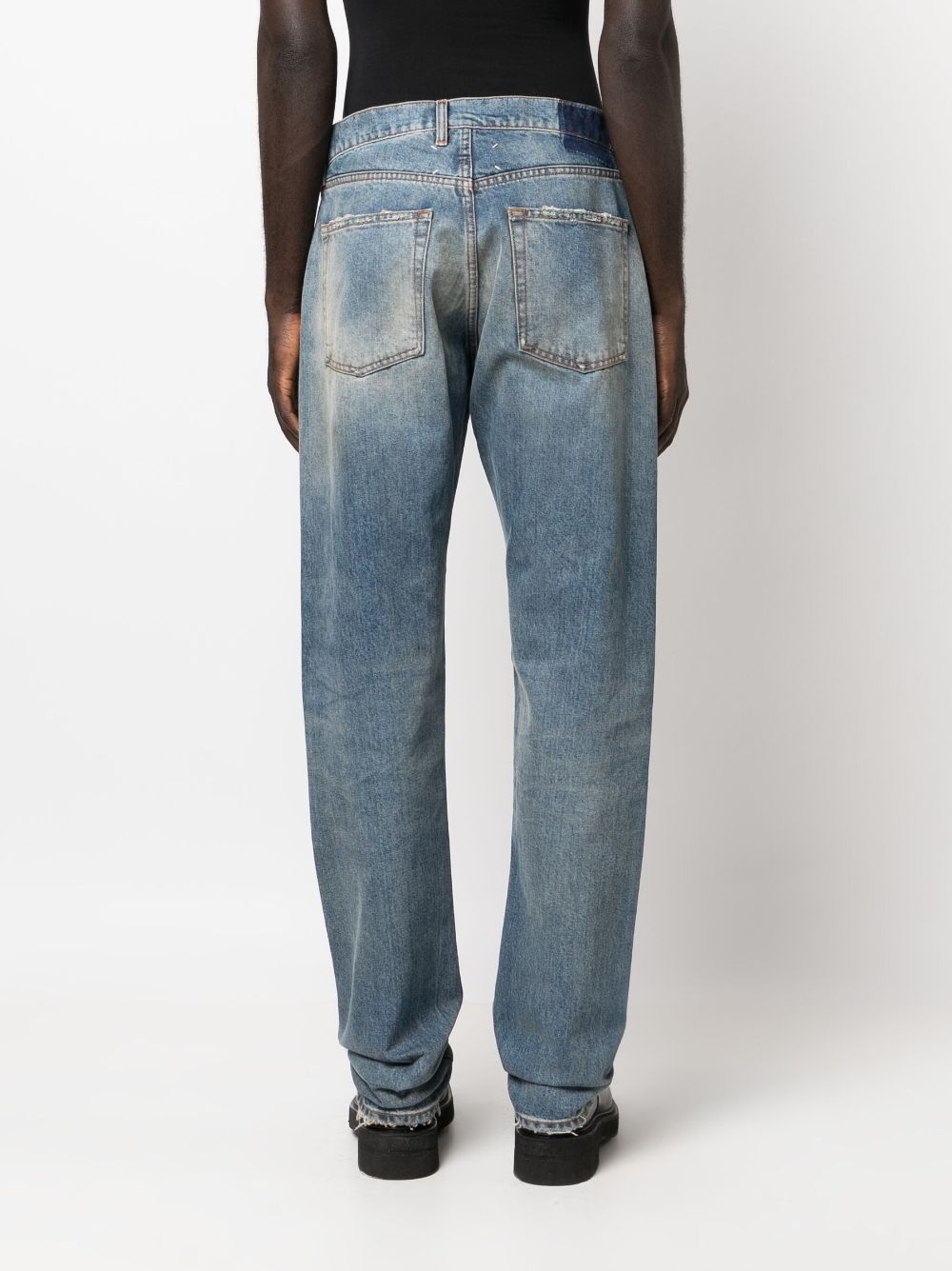 low-rise straight-leg jeans - 4