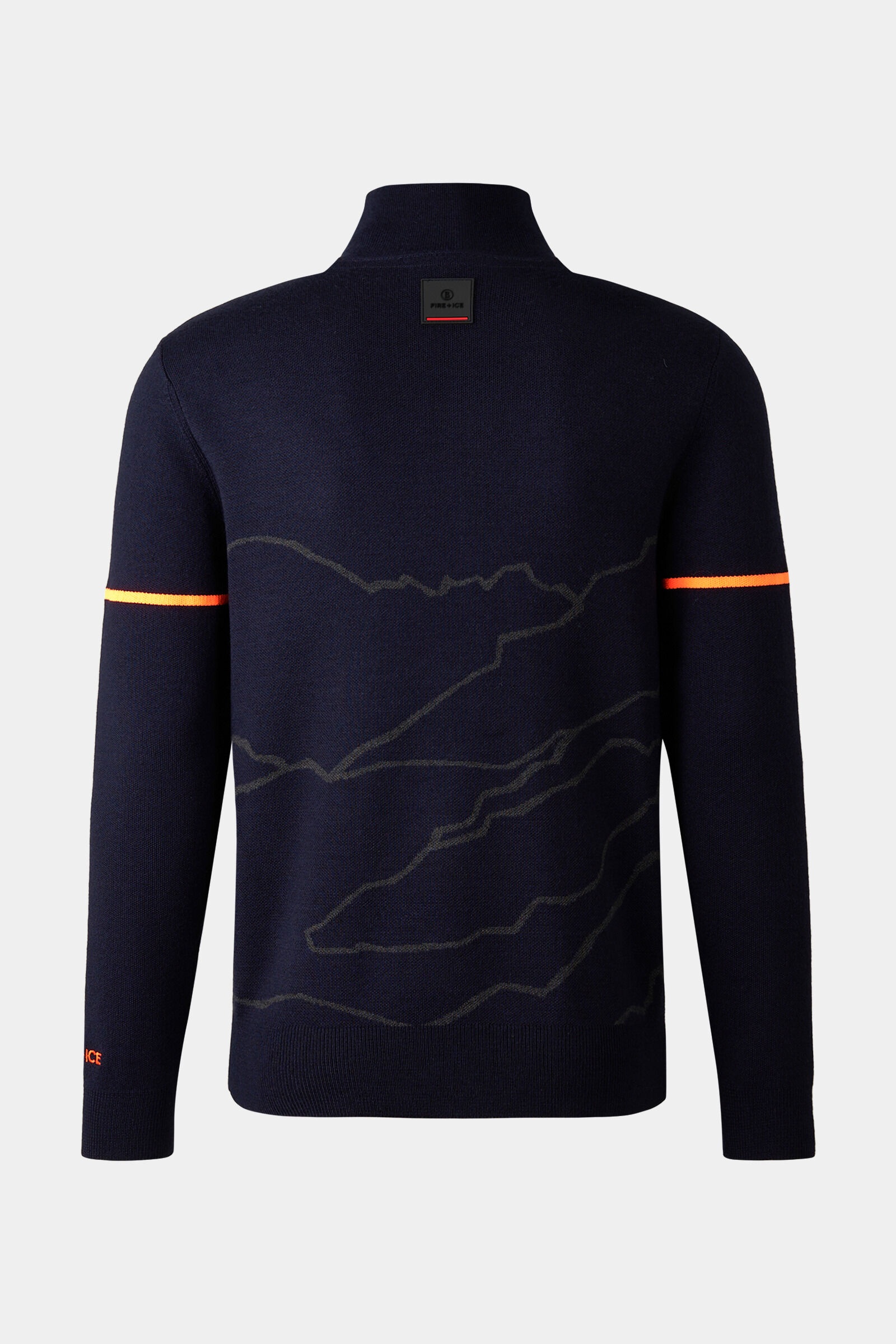Andrian Half-zippered sweater in Dark blue - 2