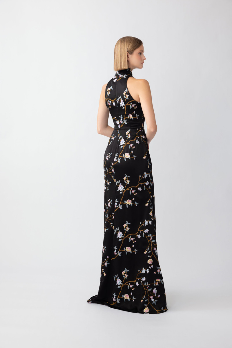 SAU LEE ARIANA EMBROIDERED GOWN outlook