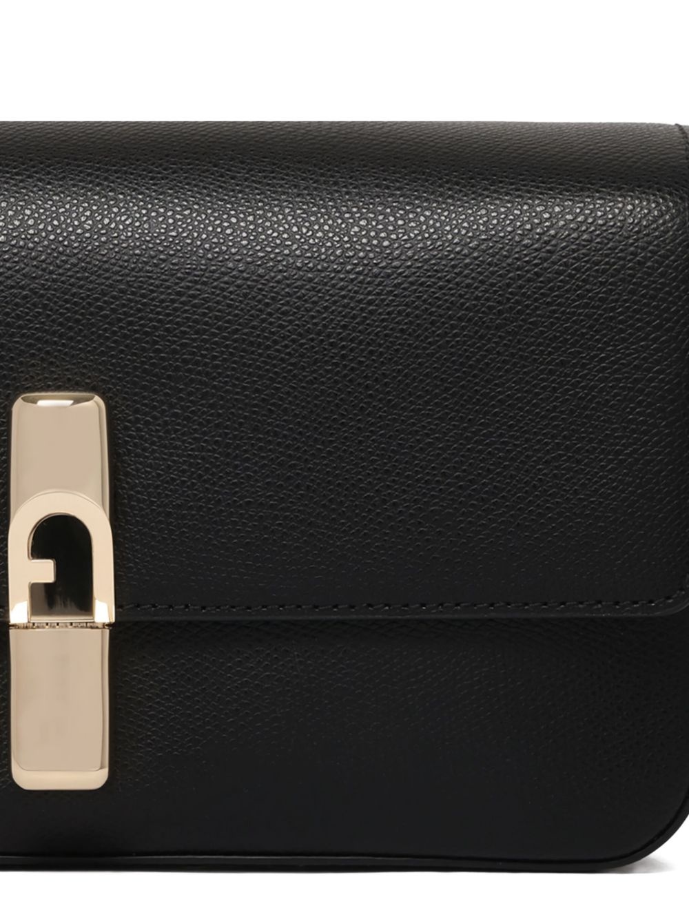 Iride clasp-fastening leather shoulder bag - 4