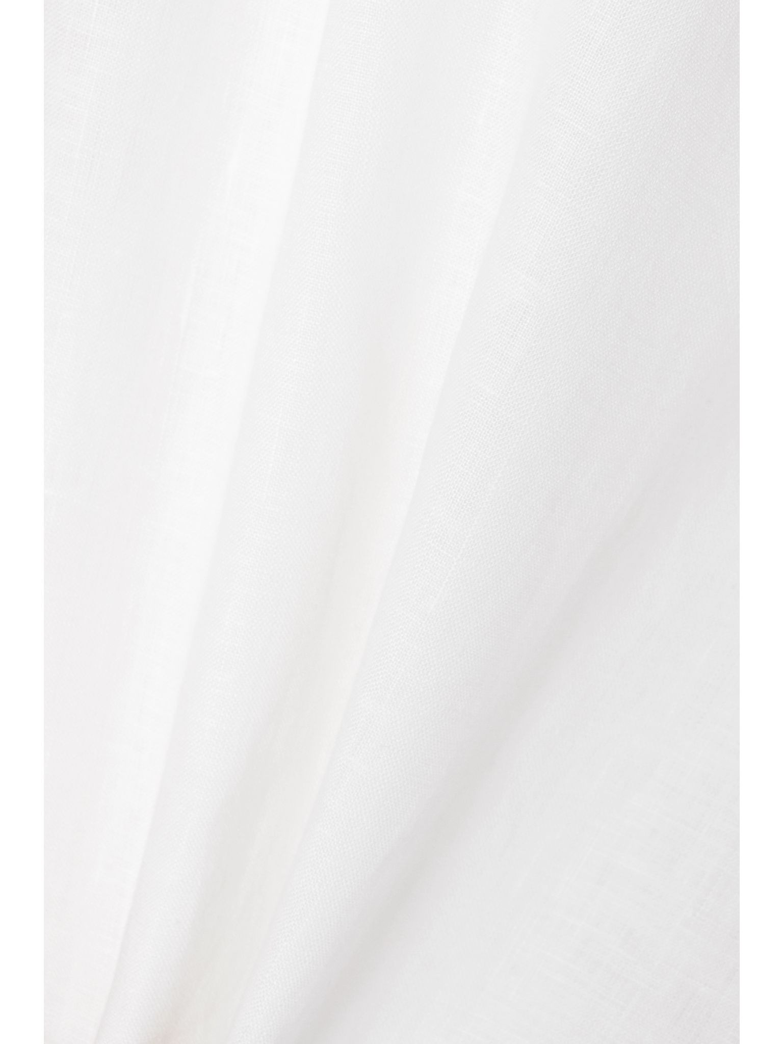 André oversized linen polo shirt White - 4