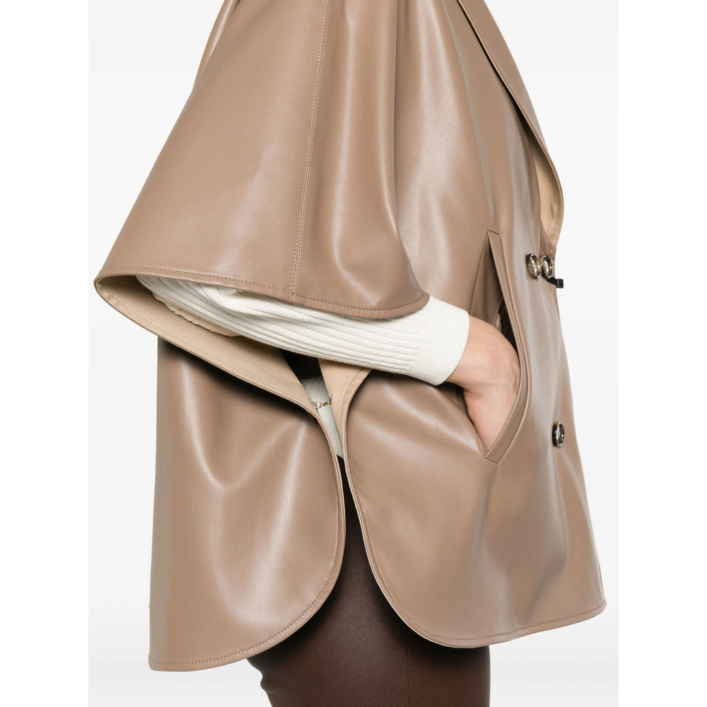 Max Mara Brown Jackets - Capes & Ponchos Women - 6