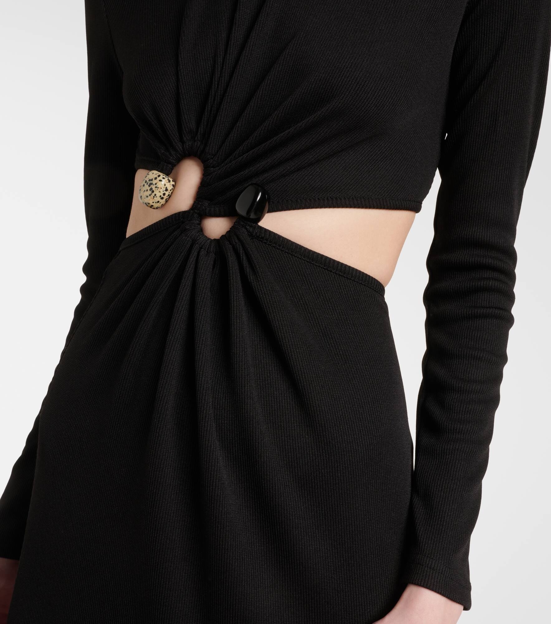 S-Buckle embellished maxi dress - 5