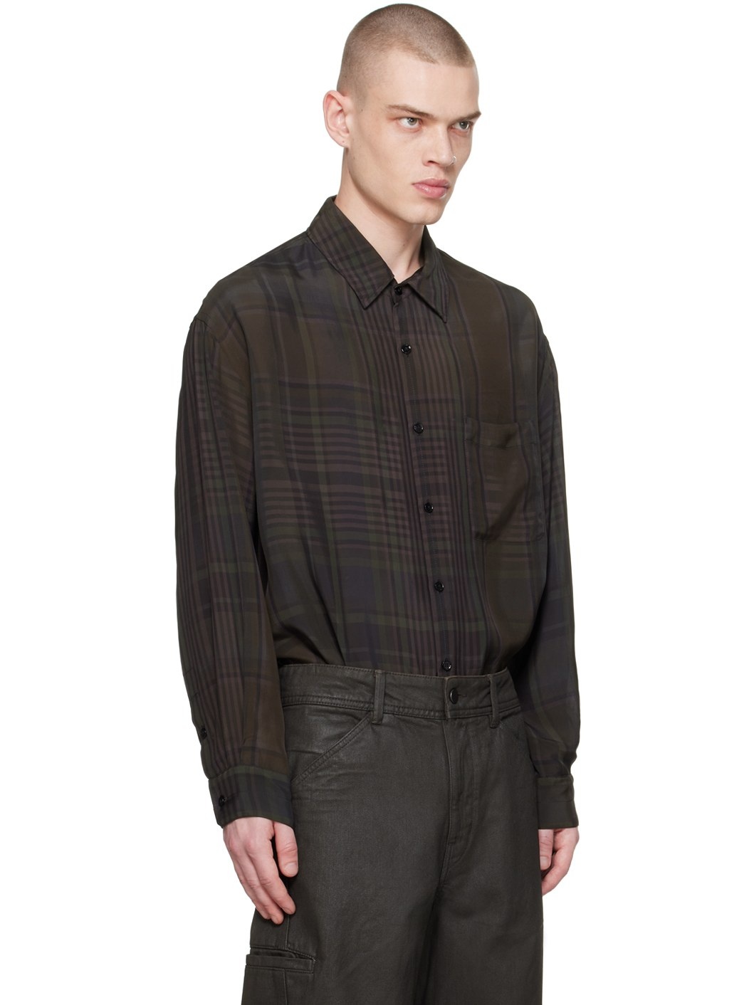 Brown Regular Shirt - 2