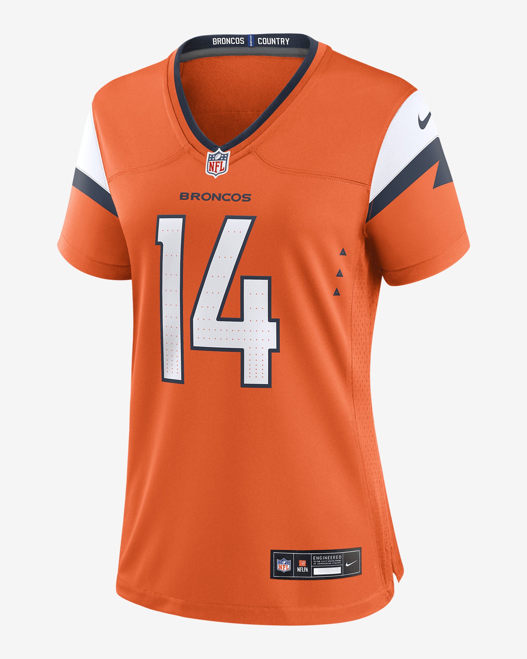 Courtland Sutton Denver Broncos Women's Nike NFL Game Football Jersey - 1