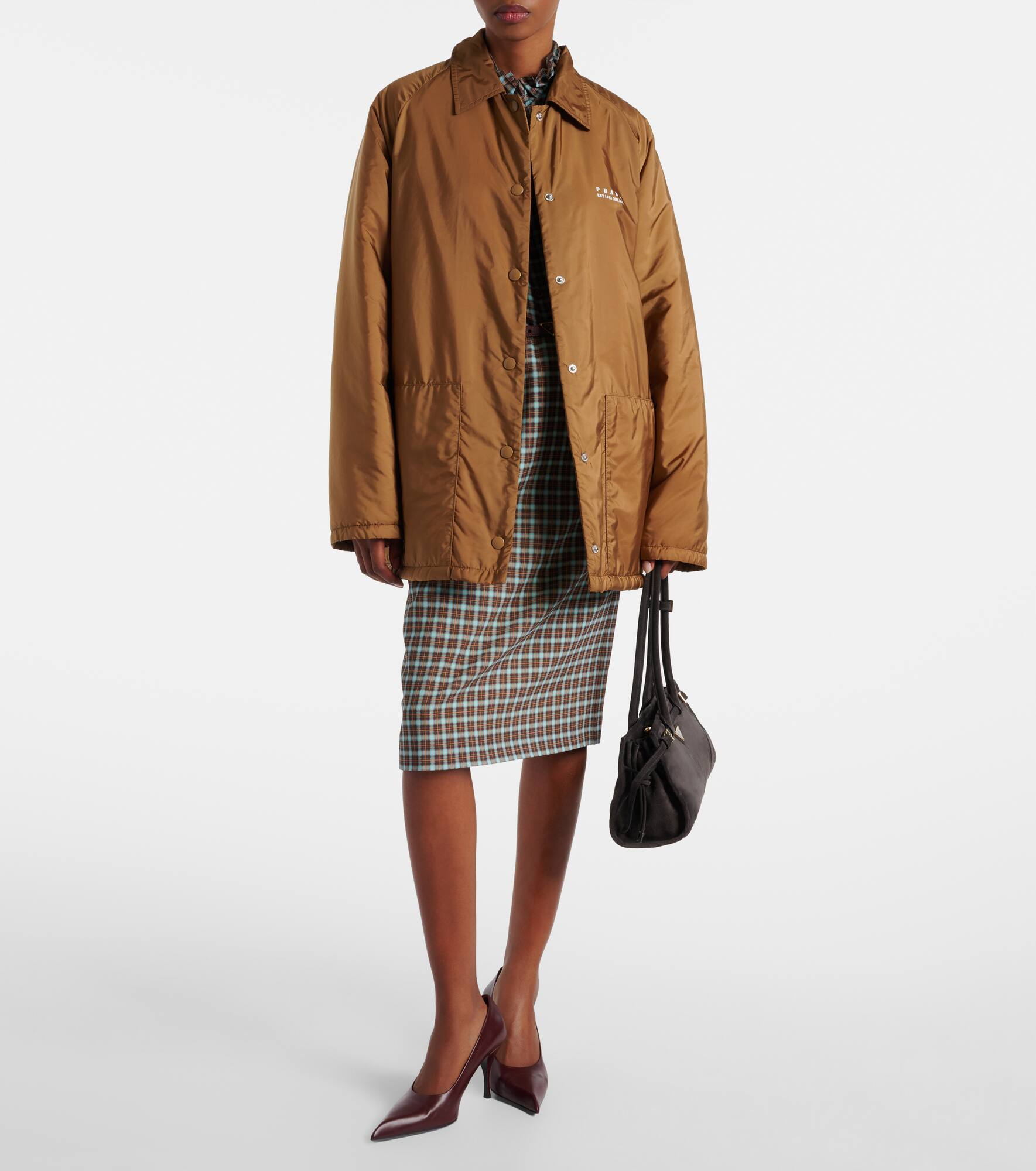 Re-Nylon logo blouson - 2