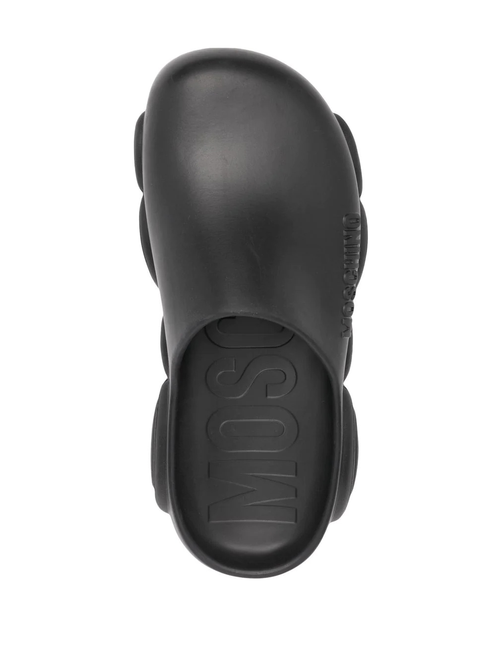 logo embossed mules - 4