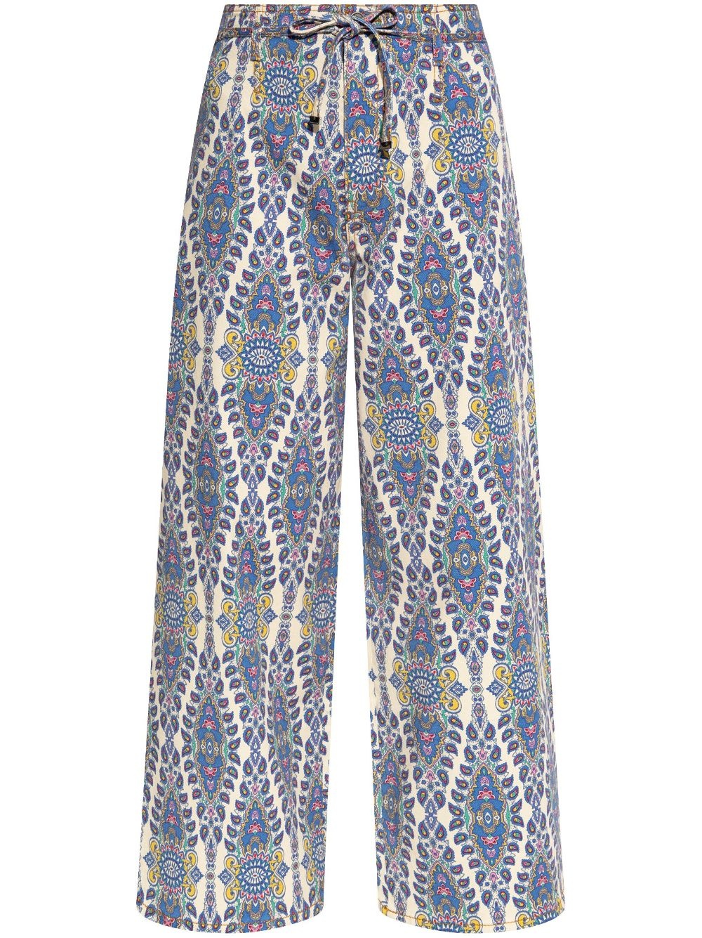 paisley-print trousers - 1