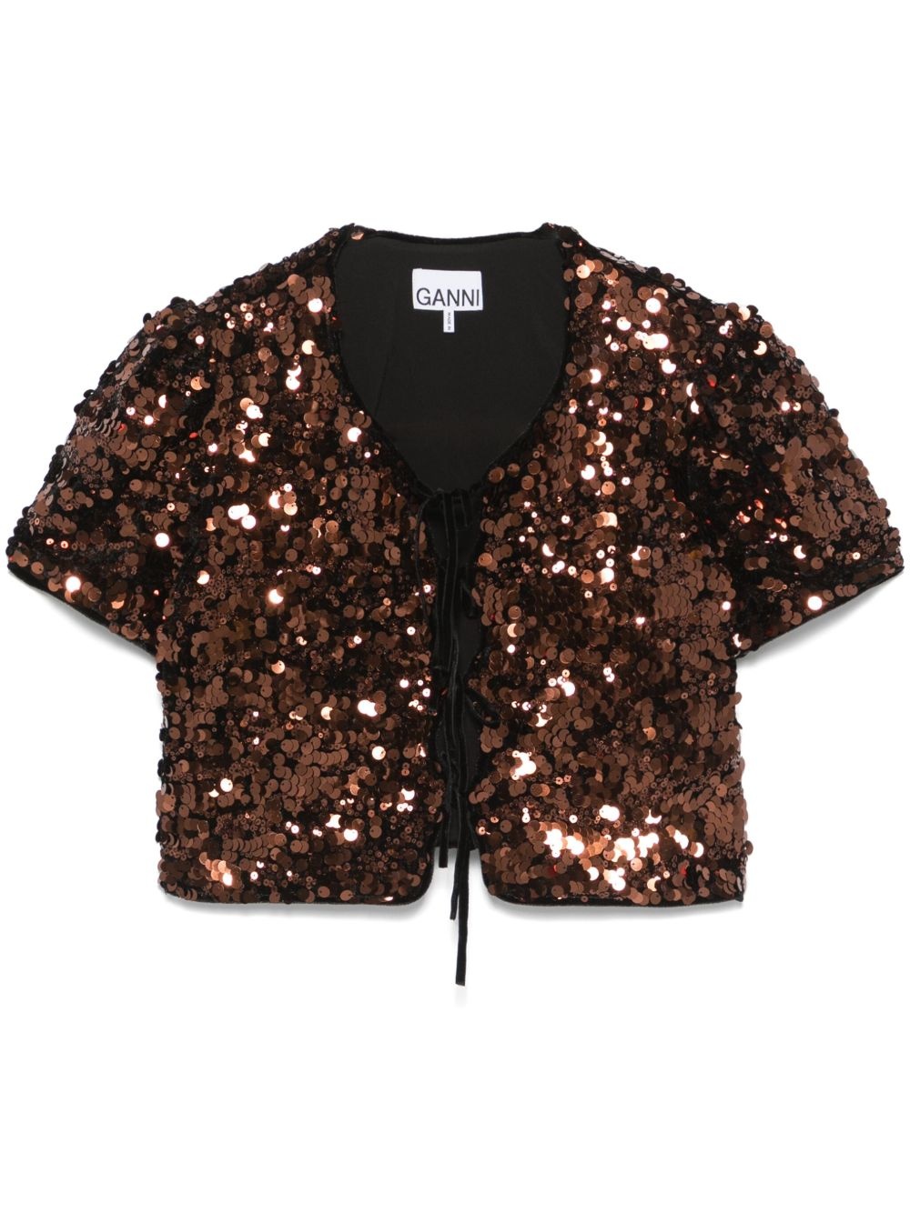 sequinned blouse - 1